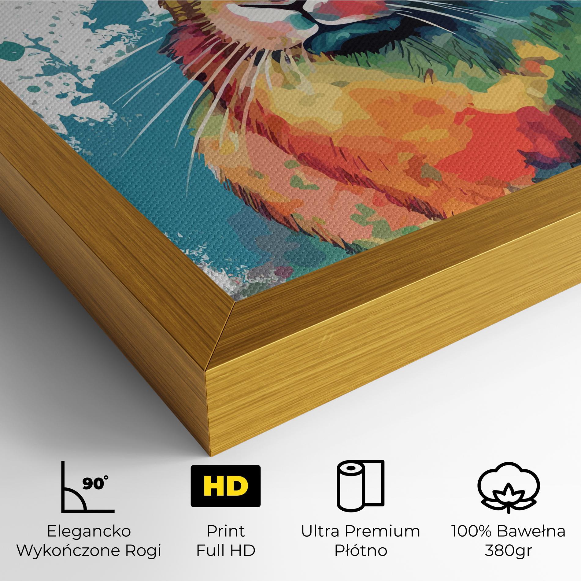 Obraz na Płótnie Brush Rabbit mockup 4