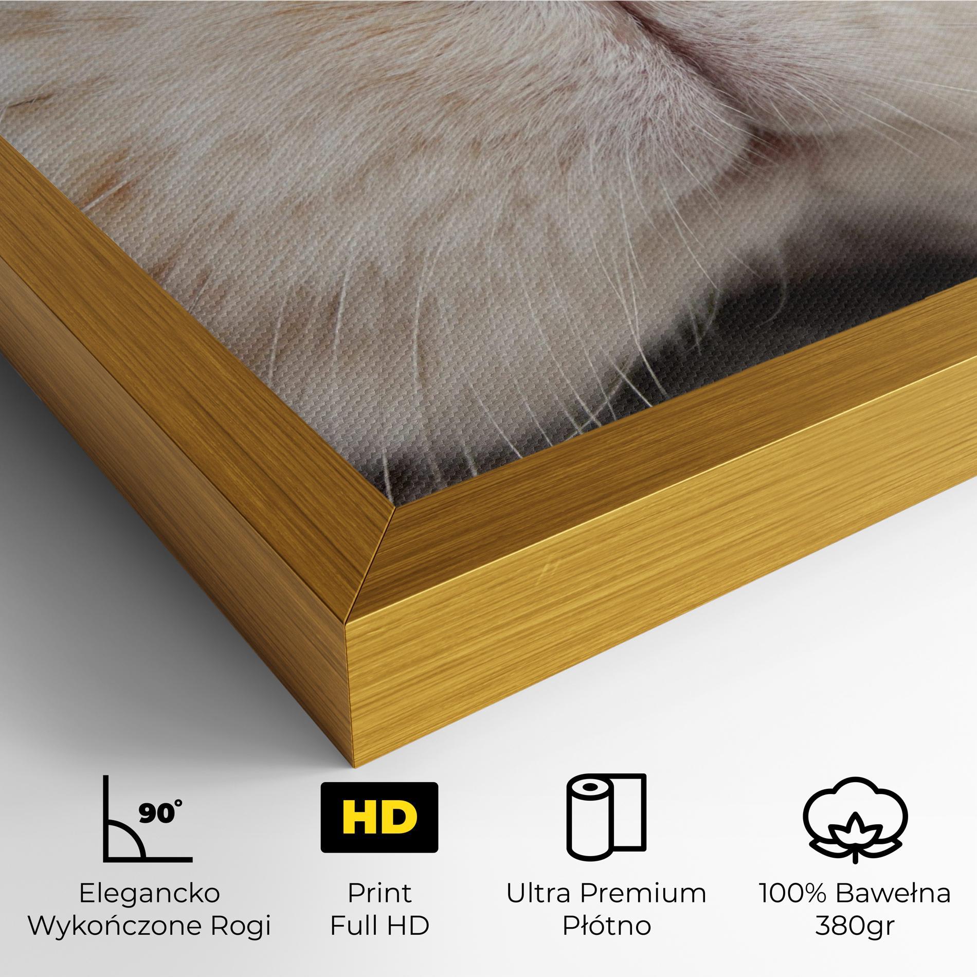 Obraz na Płótnie Close Up Bunny mockup 4