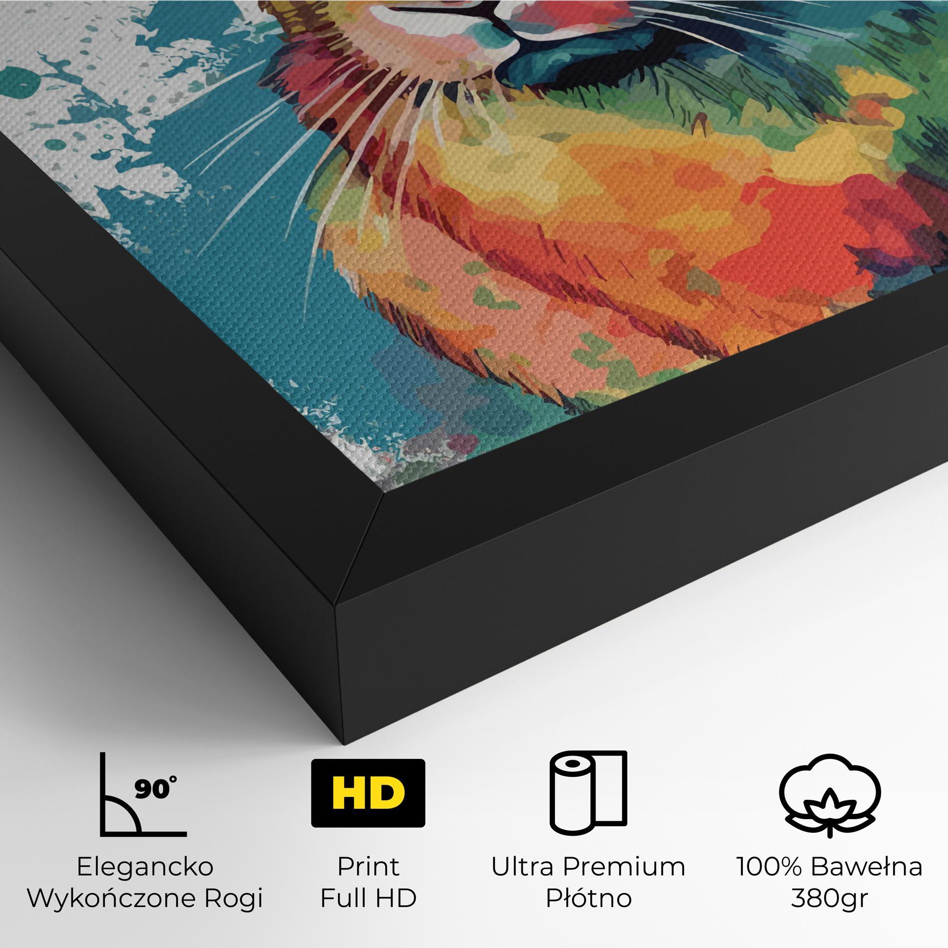 Obraz na Płótnie Brush Rabbit mockup 4