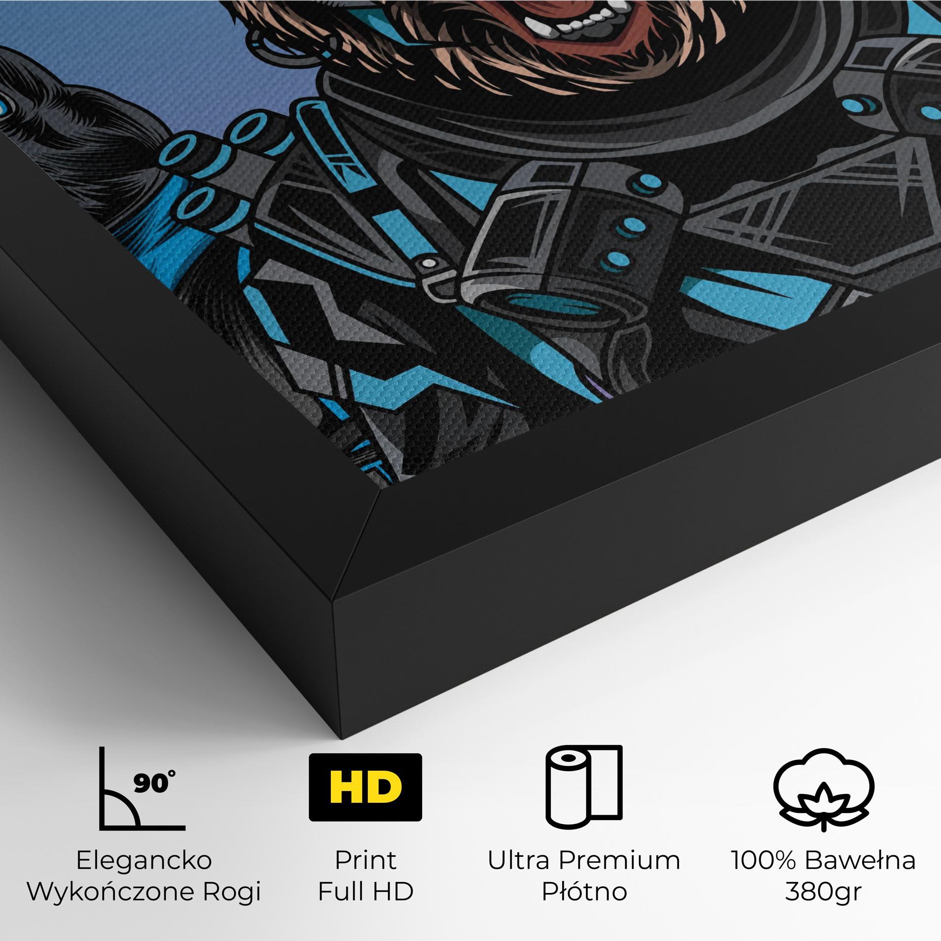 Obraz na Płótnie Bunny Bear mockup 4