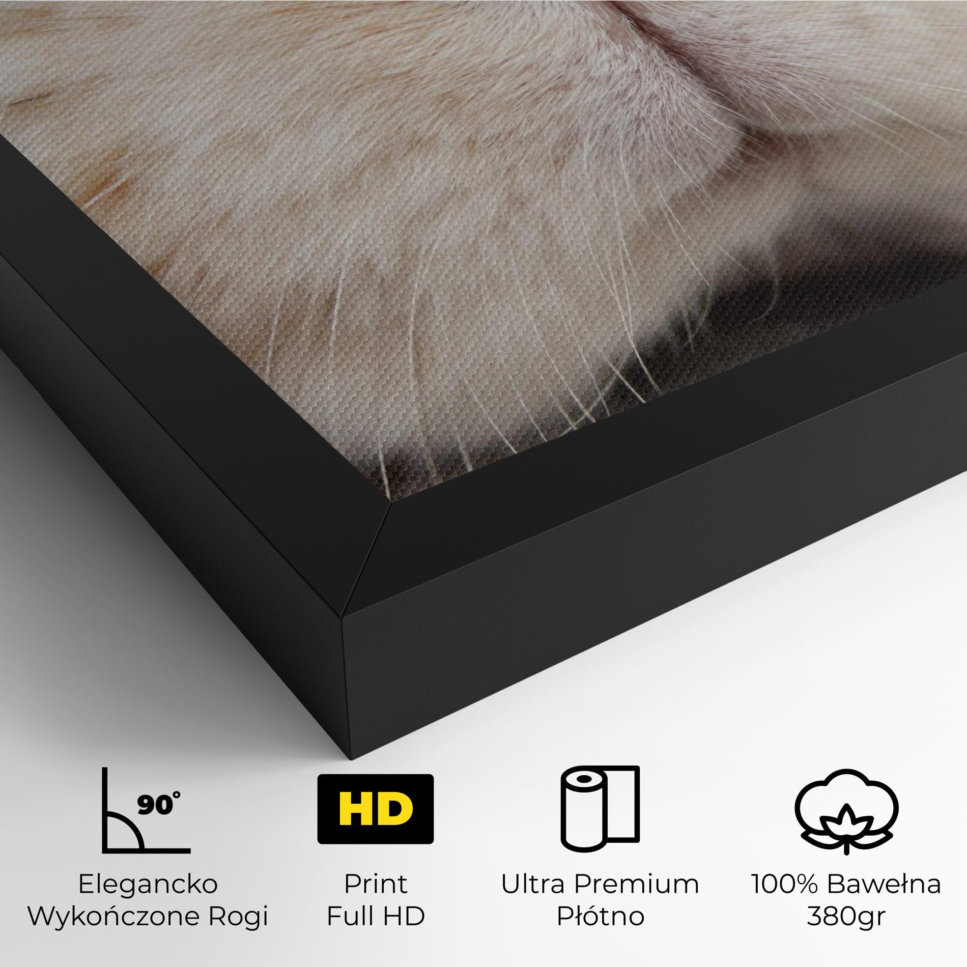 Obraz na Płótnie Close Up Bunny mockup 4