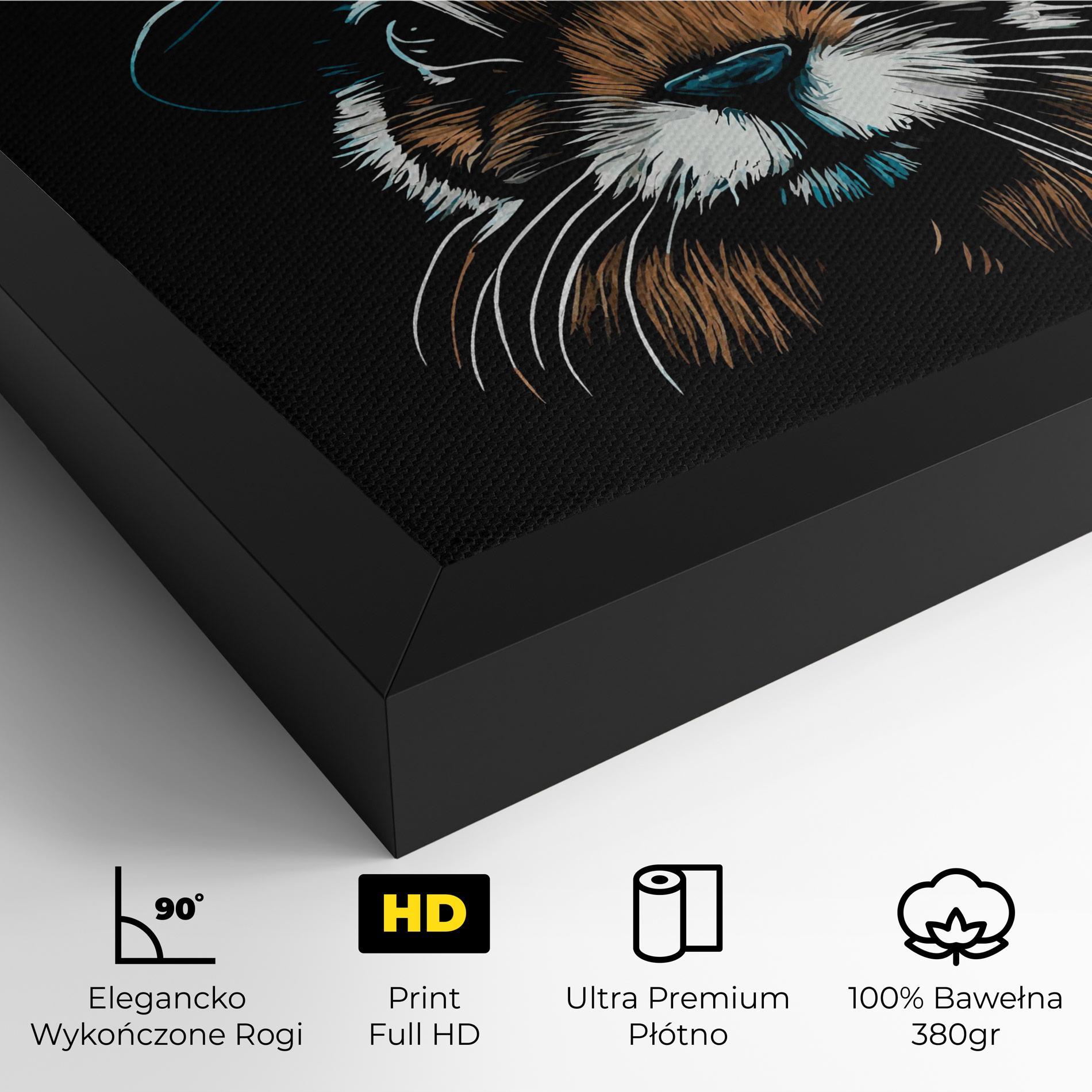 Obraz na Płótnie Hat Bunny mockup 4