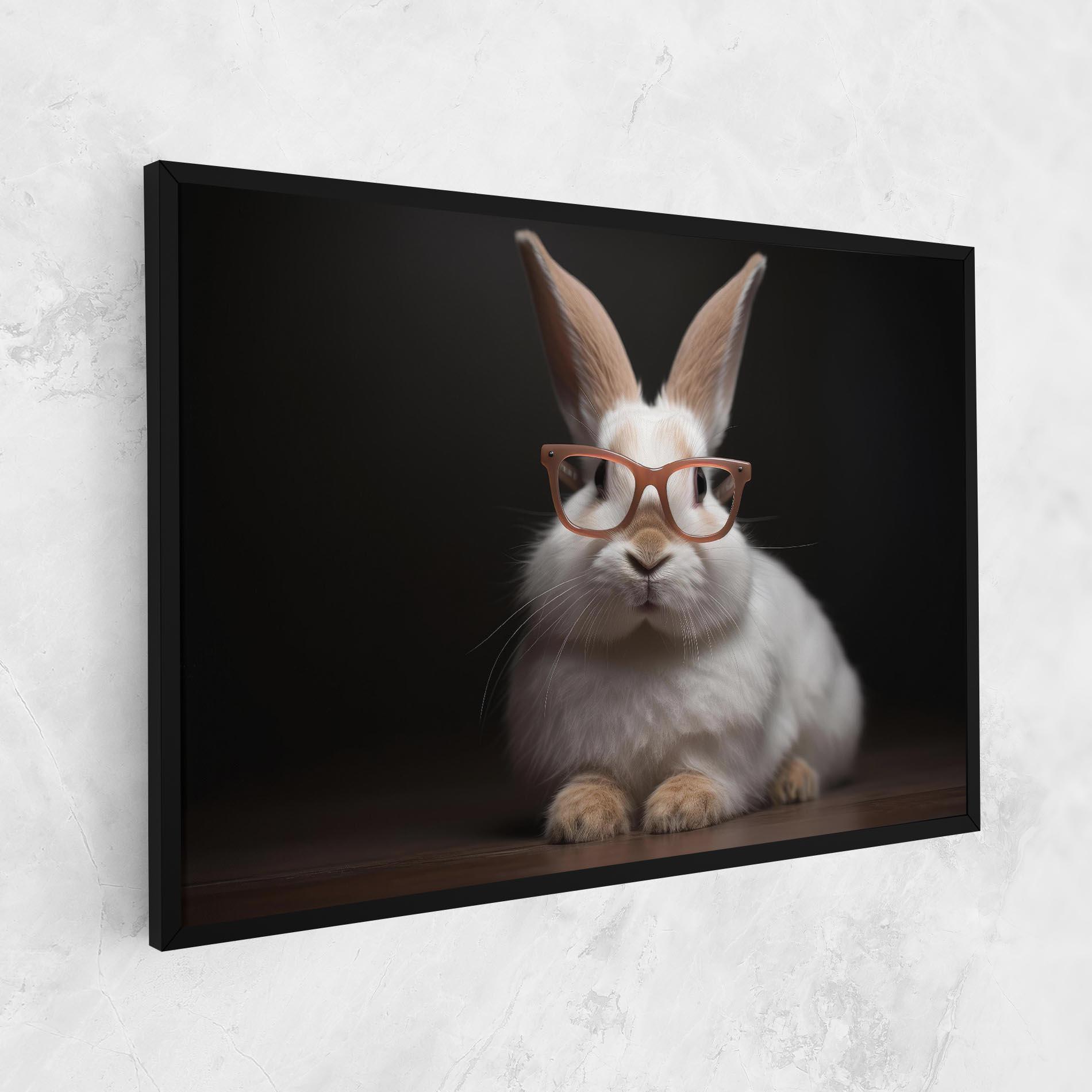 Obraz na Płótnie Eyeglasses Bunny mockup 1