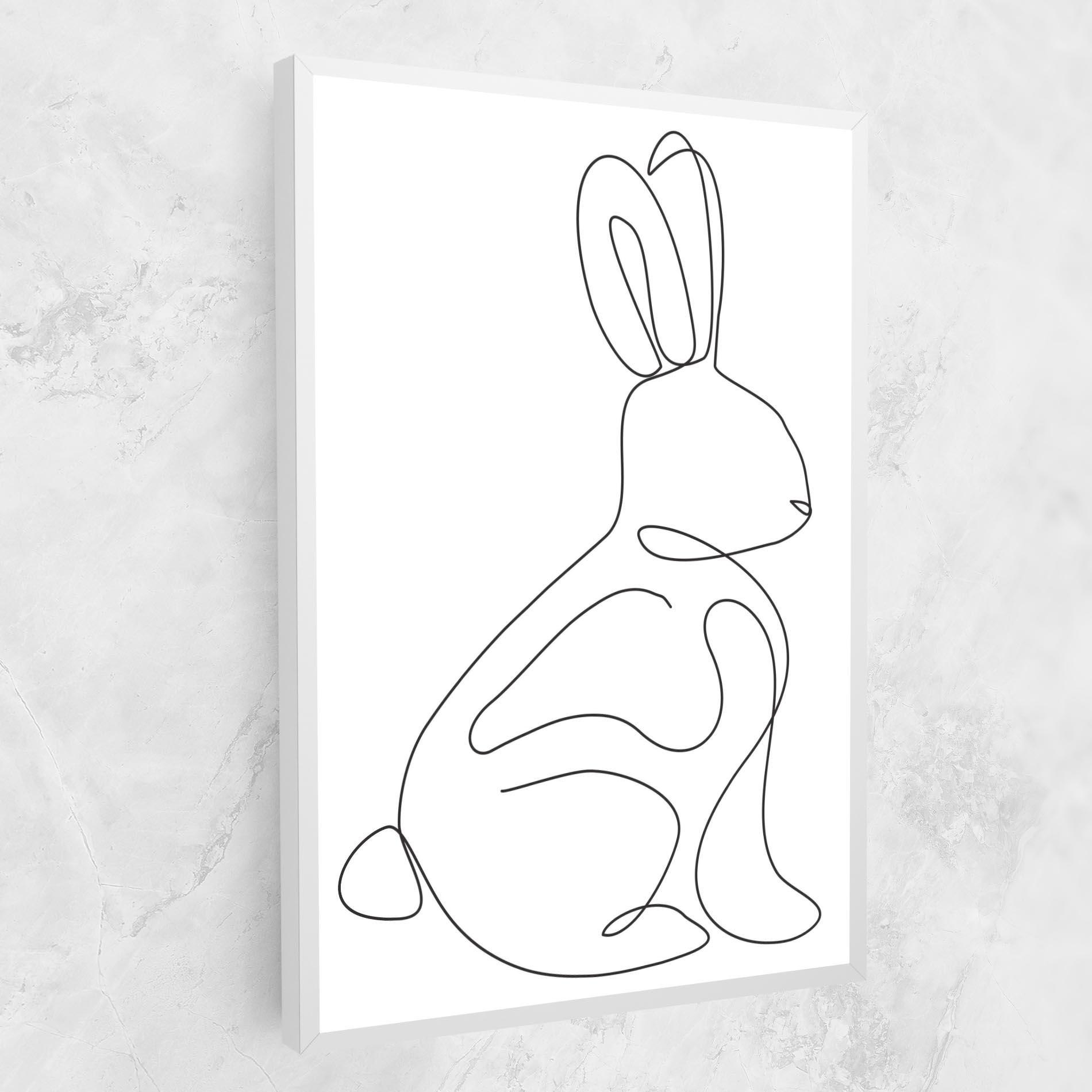 Obraz na Płótnie Cute Rabbit mockup 1