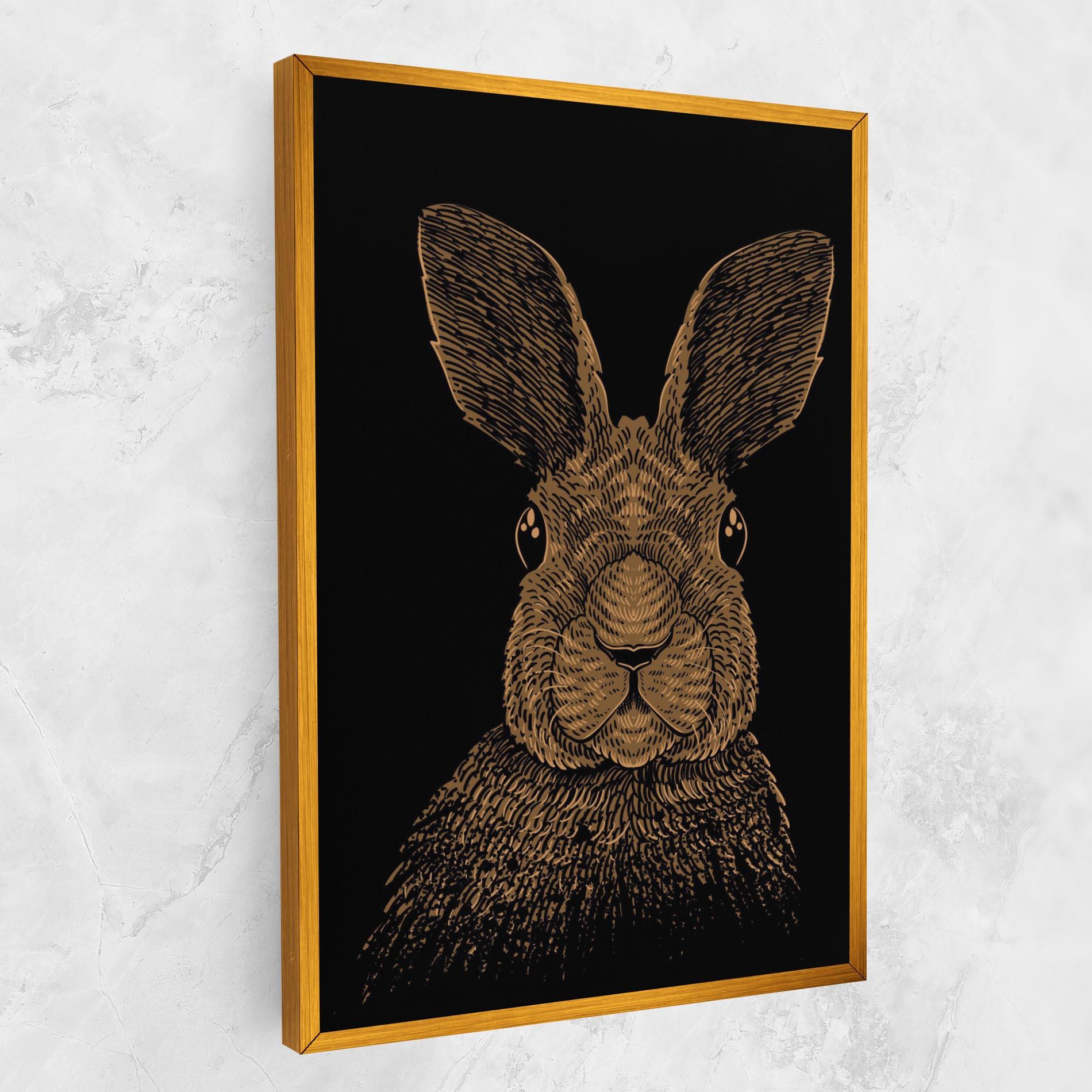 Obraz na Płótnie Brown Bunny mockup 1