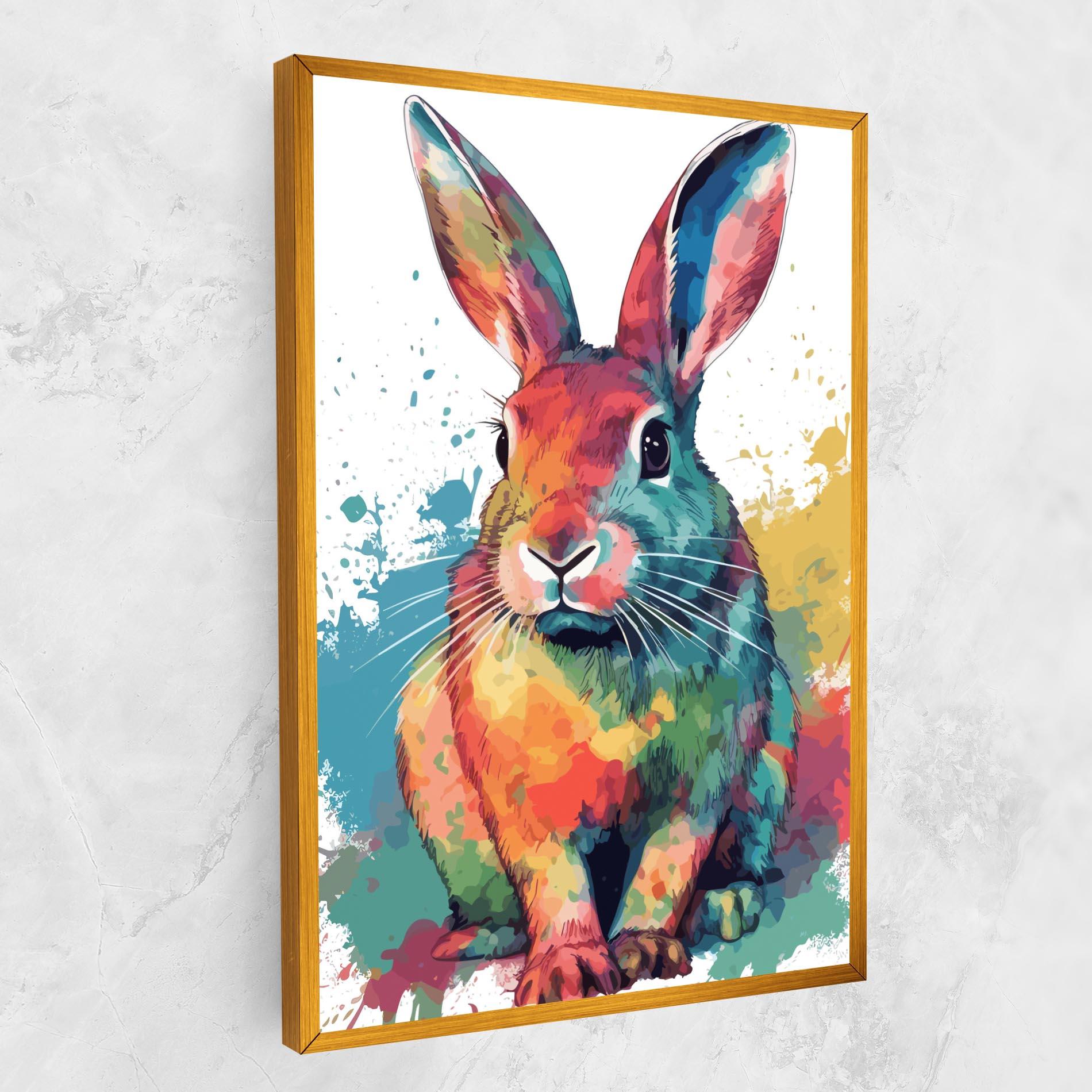 Obraz na Płótnie Brush Rabbit mockup 1