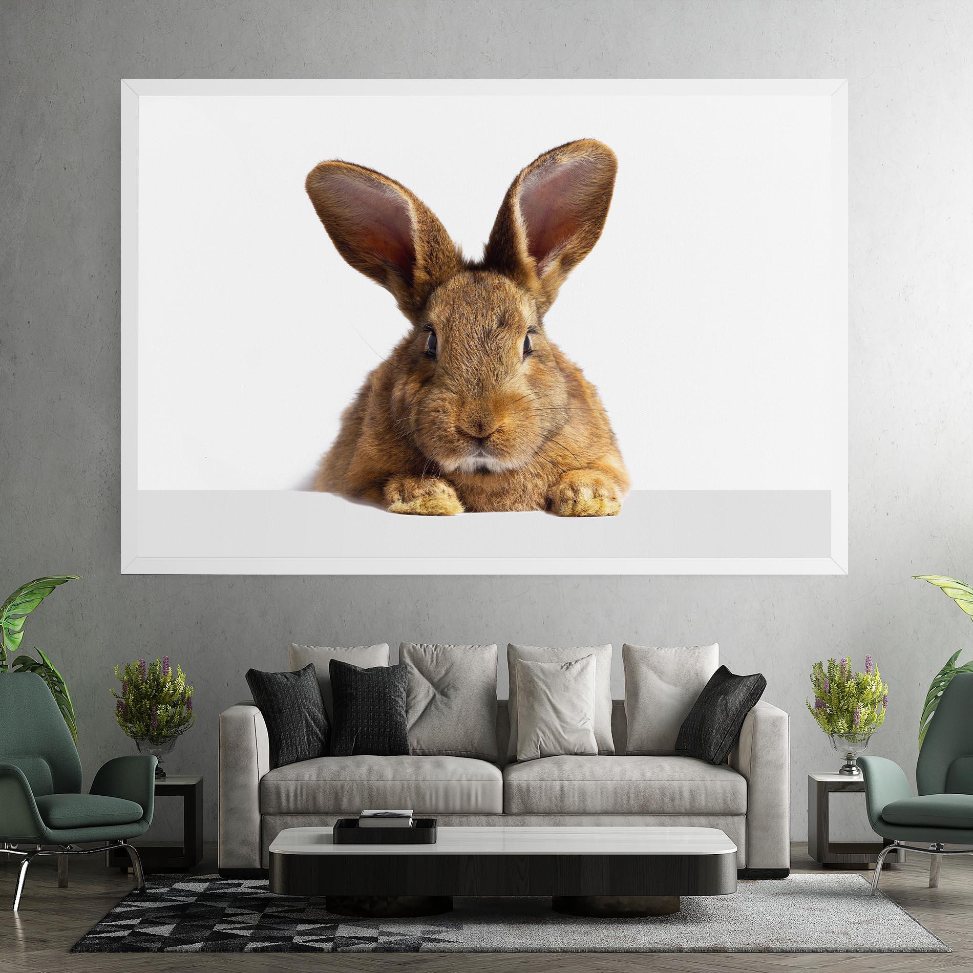 Obraz na Płótnie Brown Cute Bunny mockup 7