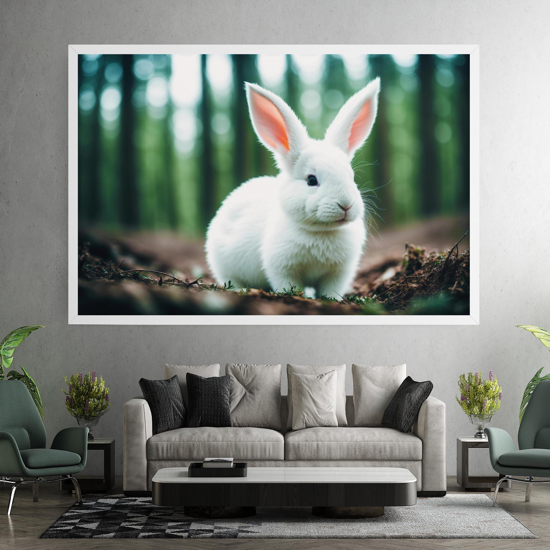 Obraz na Płótnie Forest Bunny mockup 7