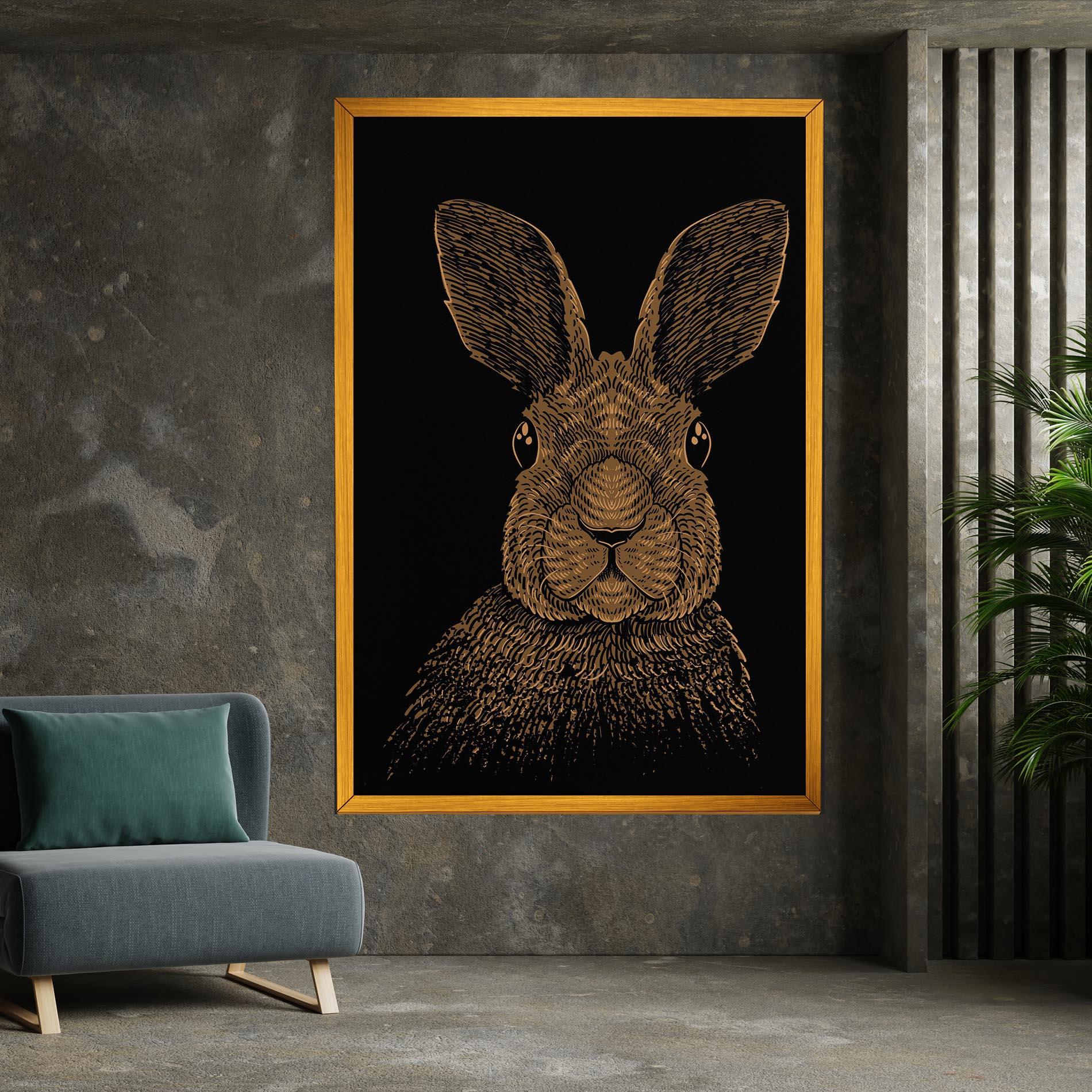 Obraz na Płótnie Brown Bunny mockup 7
