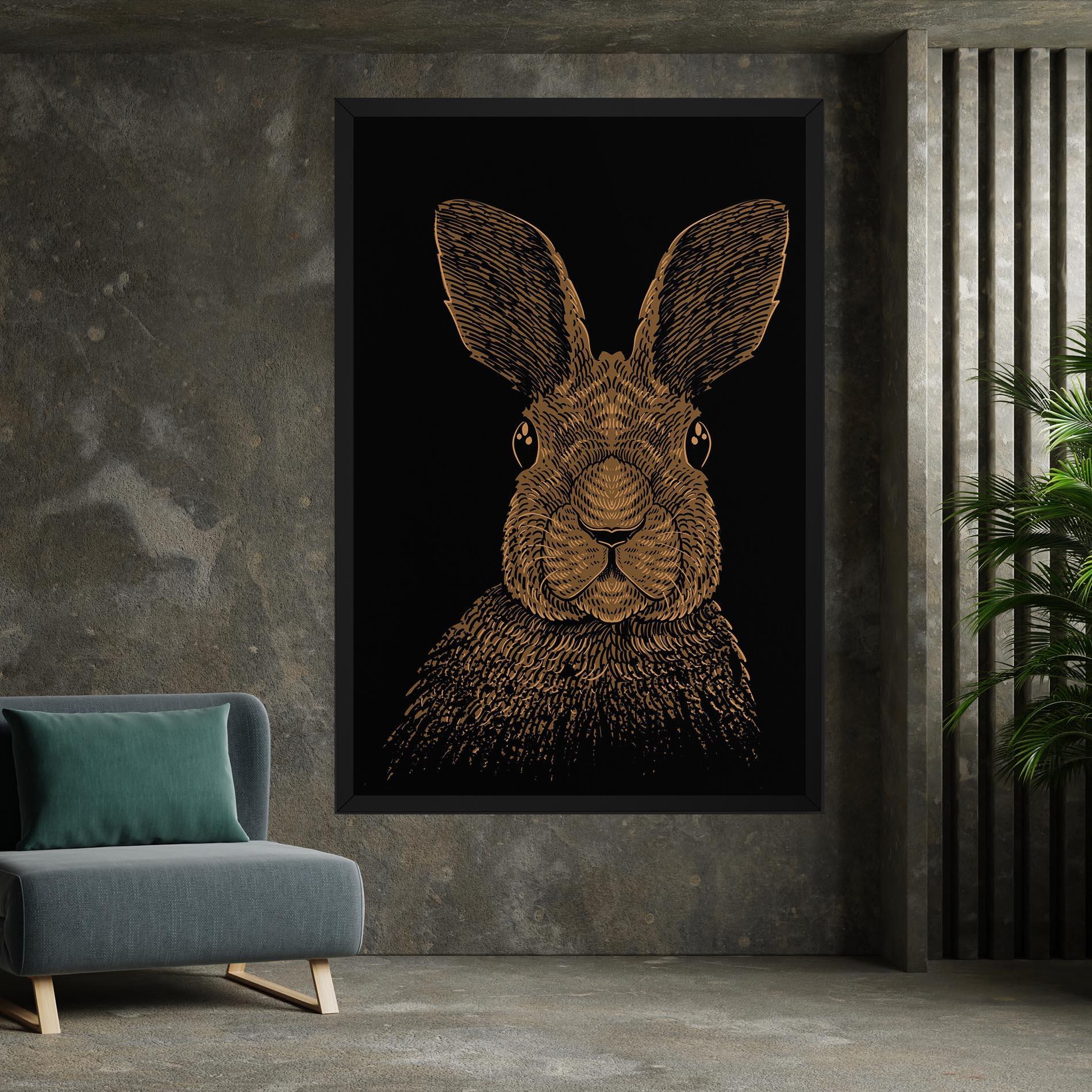 Obraz na Płótnie Brown Bunny mockup 7