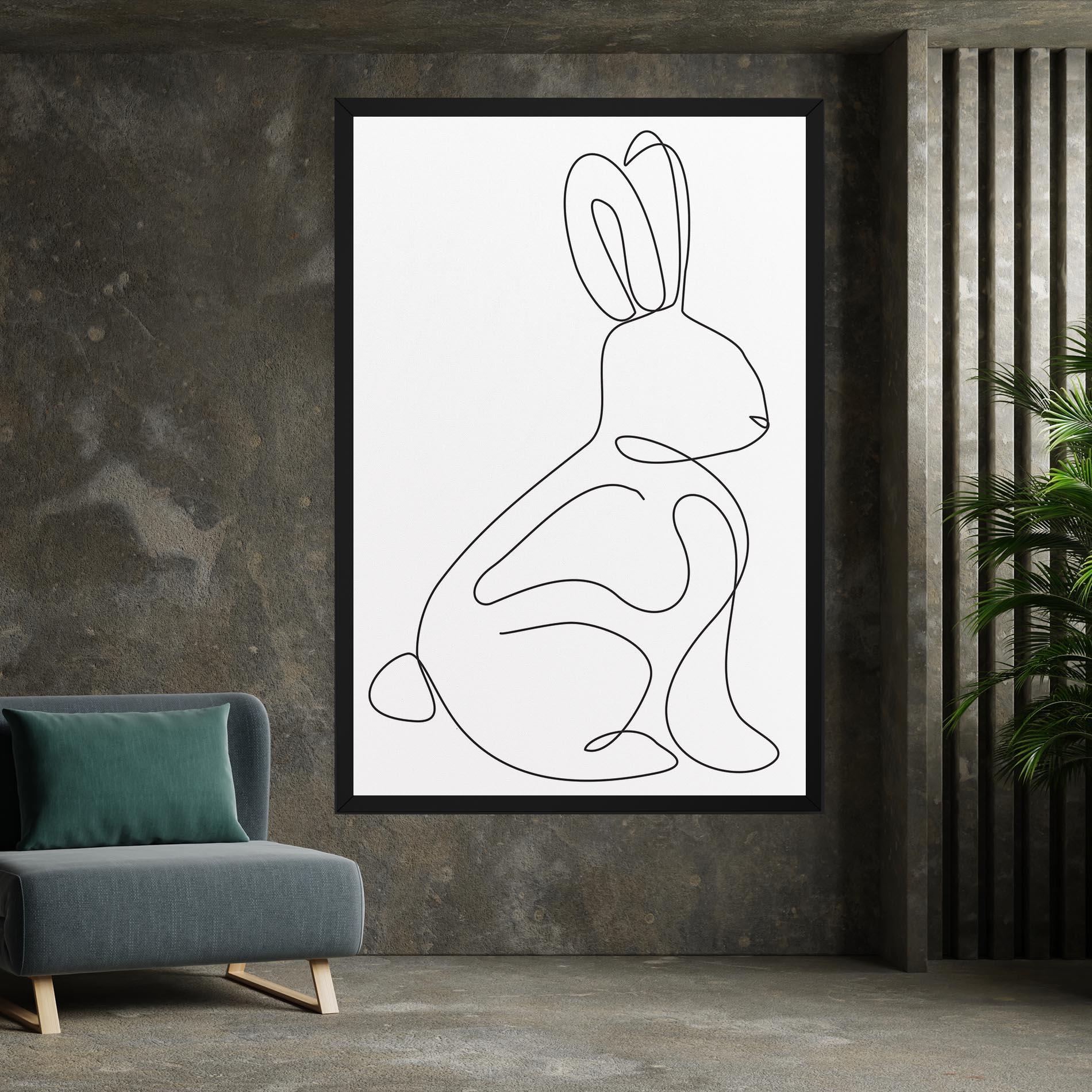 Obraz na Płótnie Cute Rabbit mockup 7
