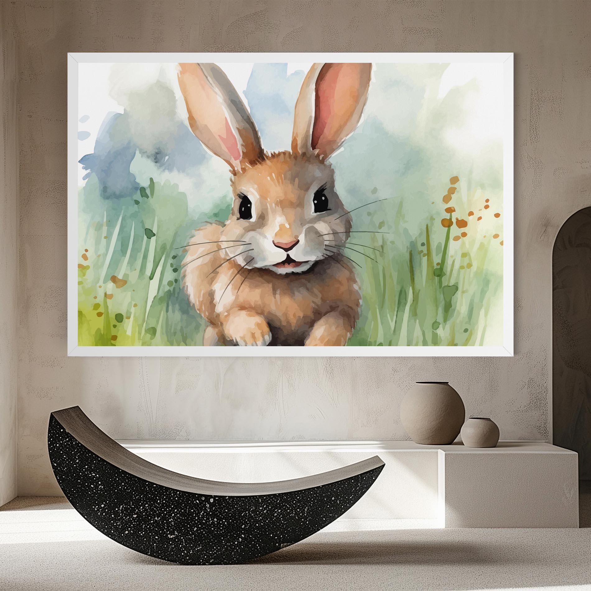 Obraz na Płótnie Brown Cream Bunny mockup 8