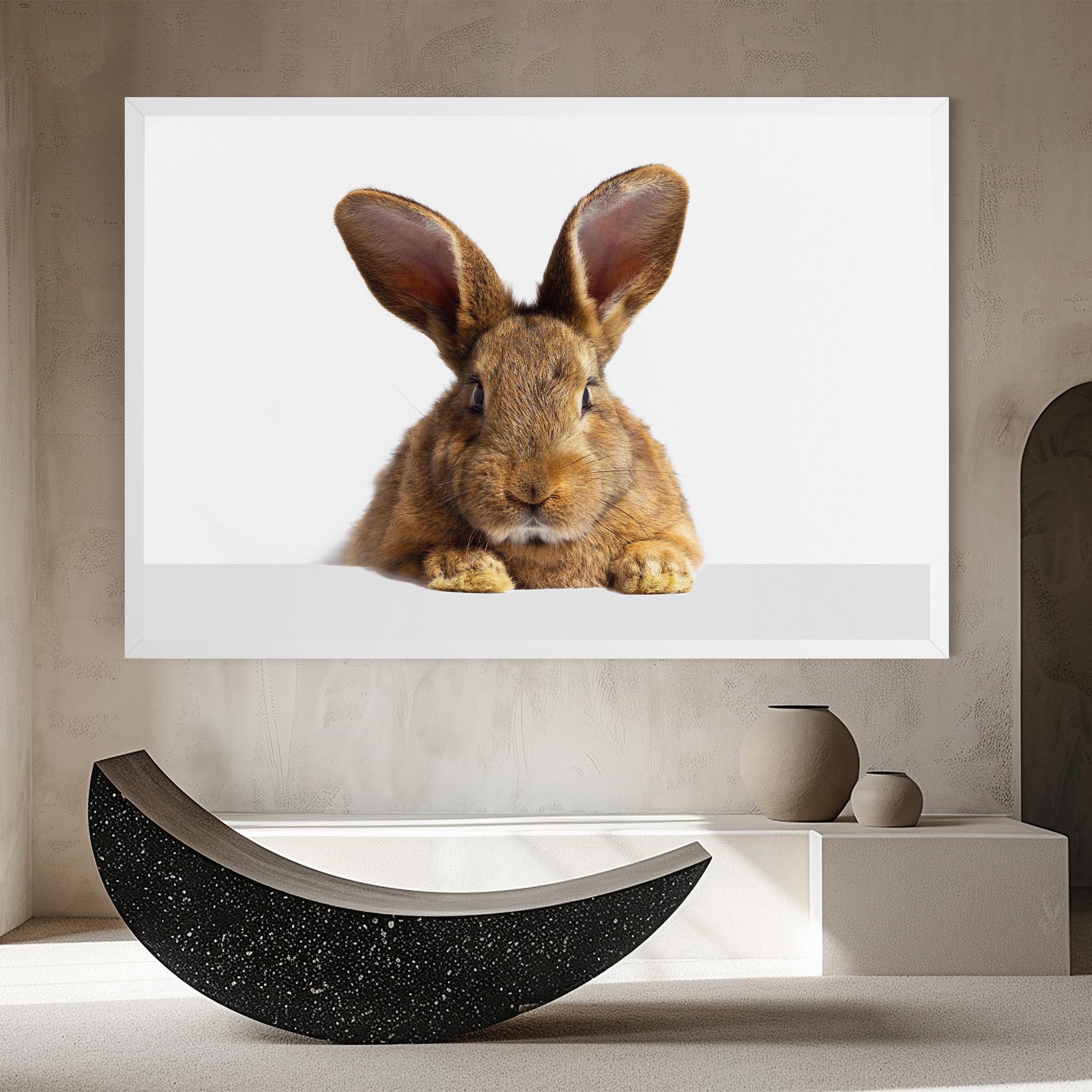 Obraz na Płótnie Brown Cute Bunny mockup 8