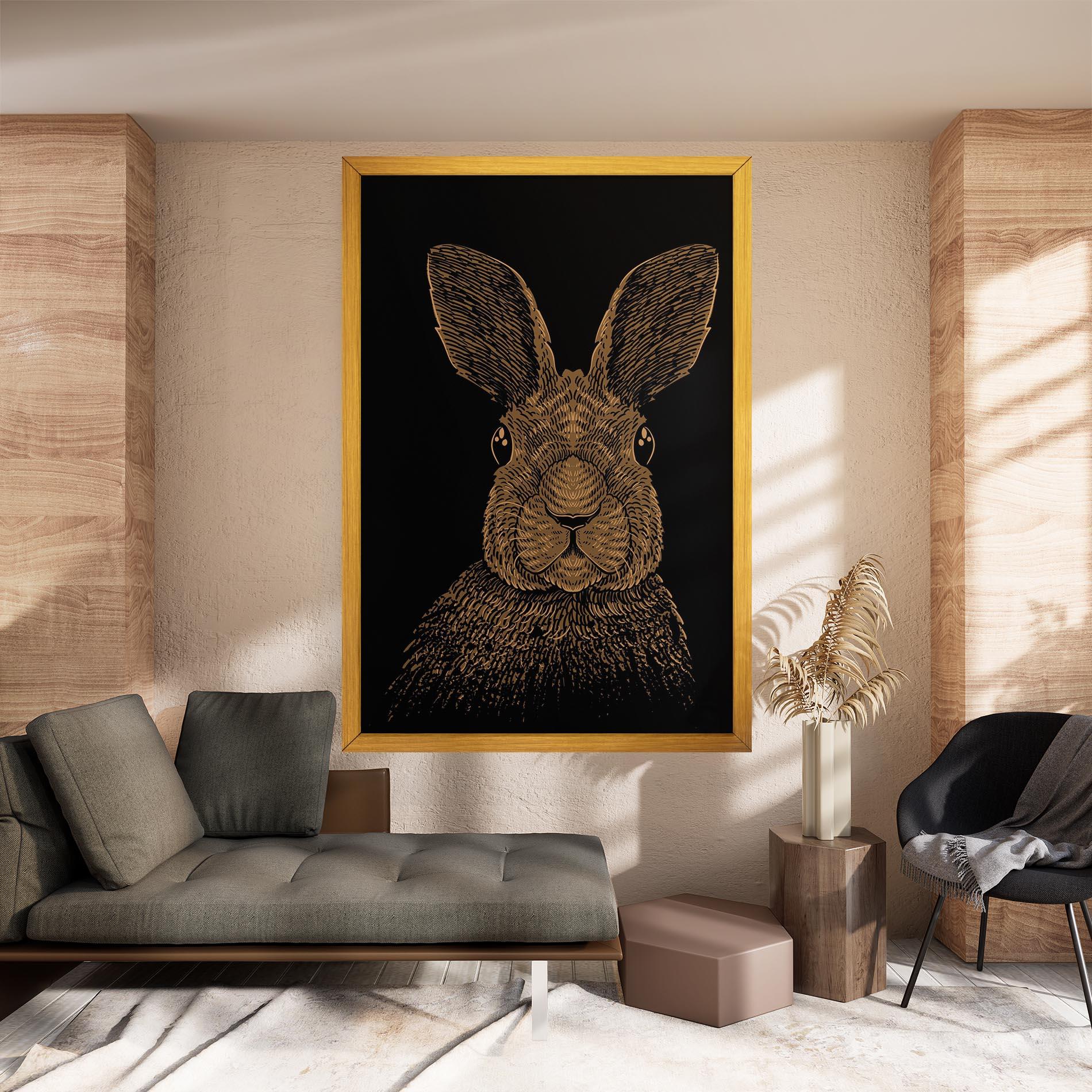 Obraz na Płótnie Brown Bunny mockup 8