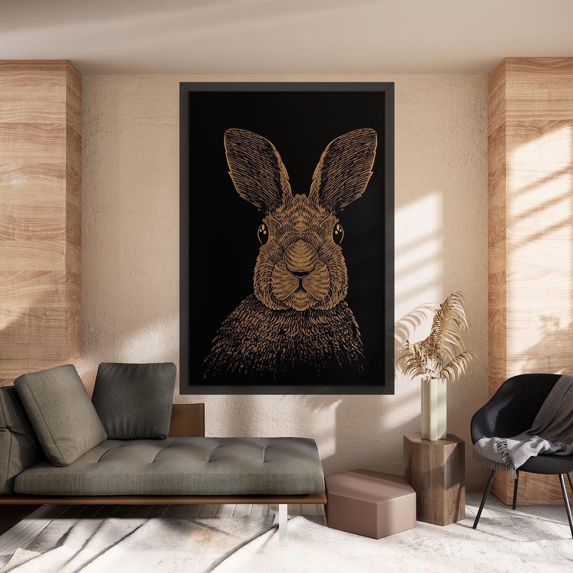 Obraz na Płótnie Brown Bunny mockup 8