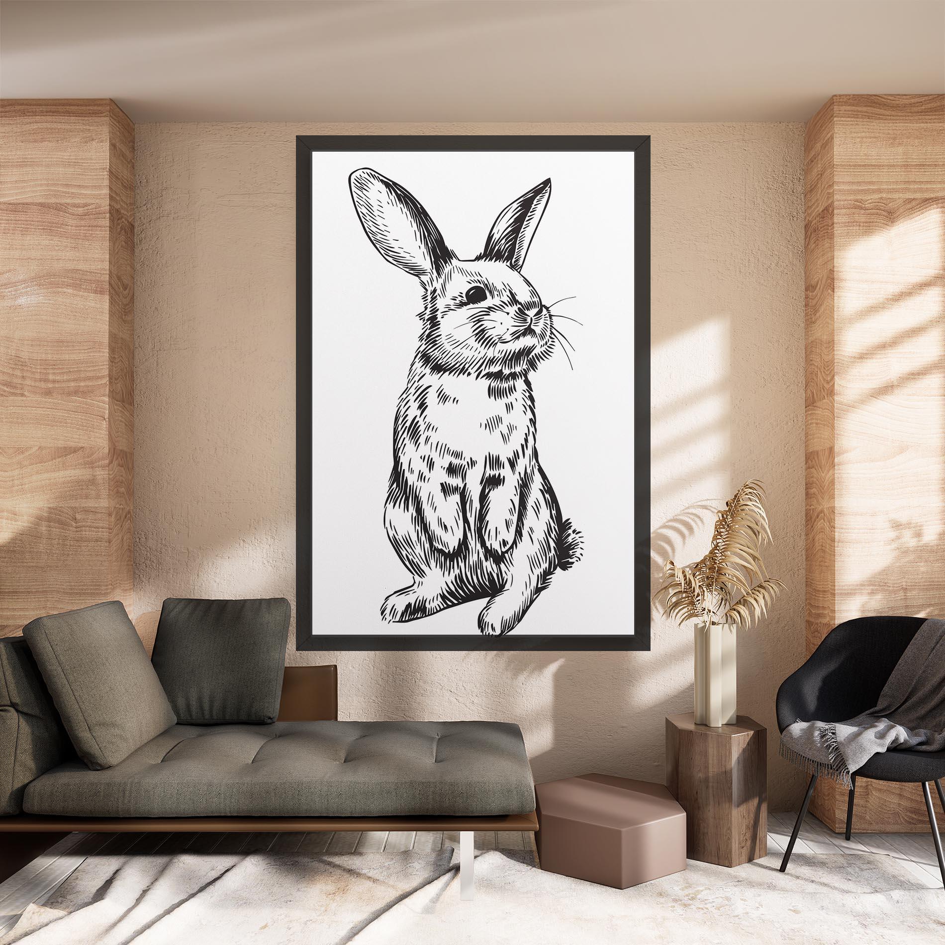 Obraz na Płótnie Cute Bunny mockup 8