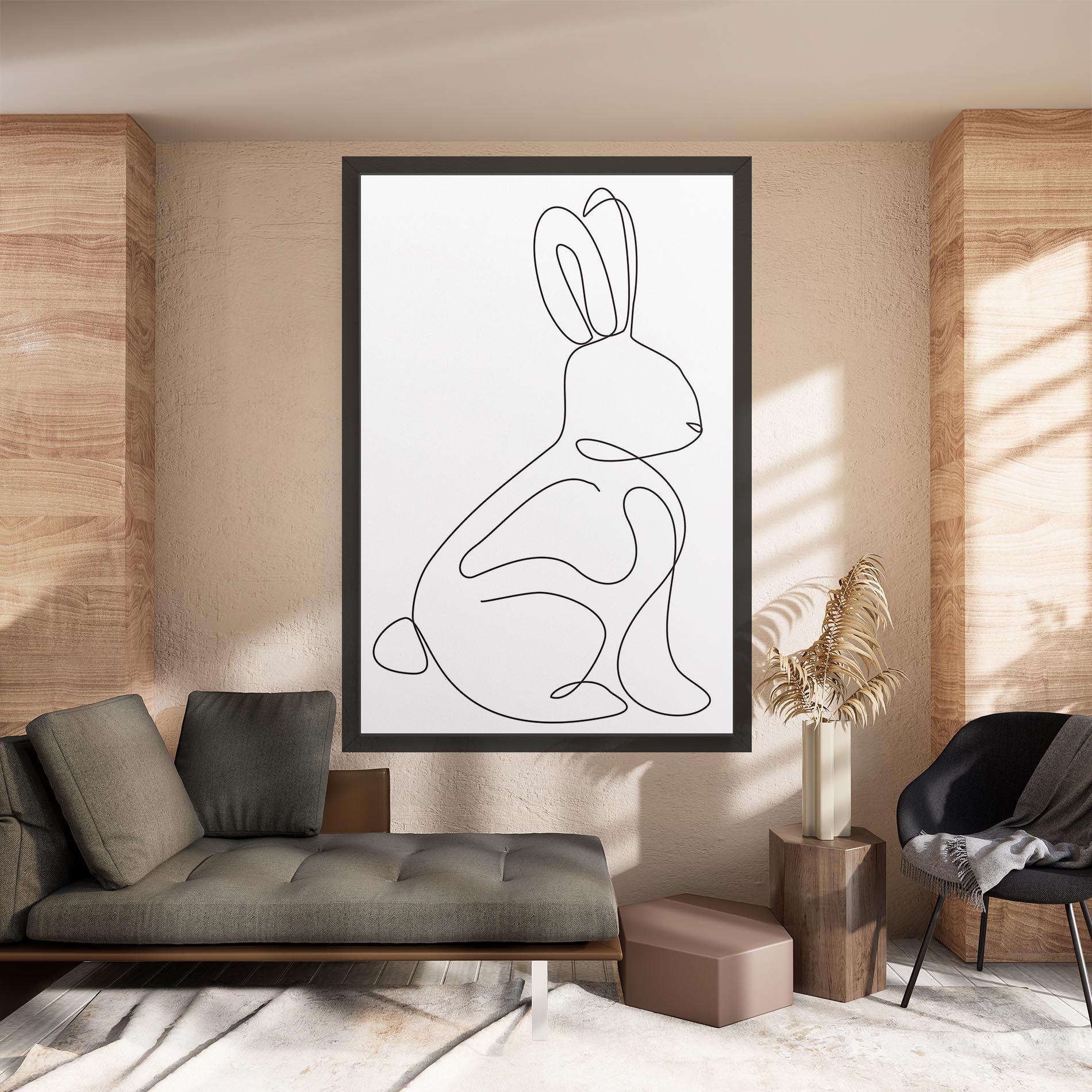 Obraz na Płótnie Cute Rabbit mockup 8