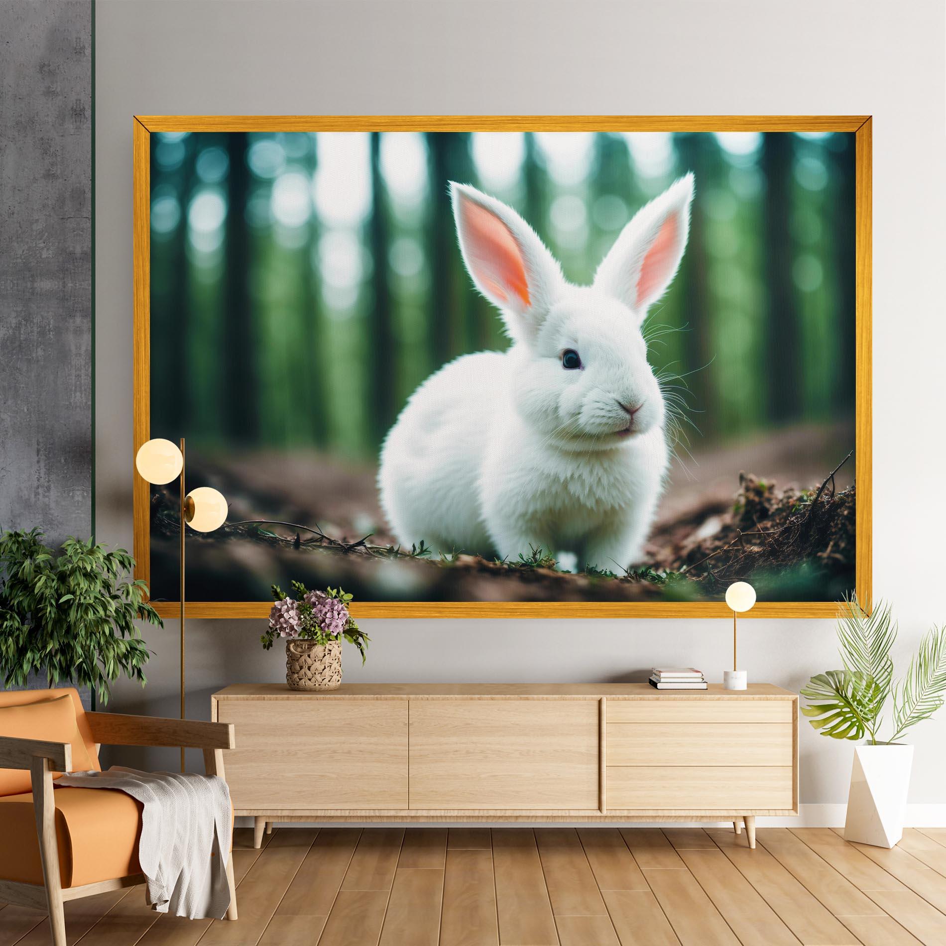 Obraz na Płótnie Forest Bunny mockup 9