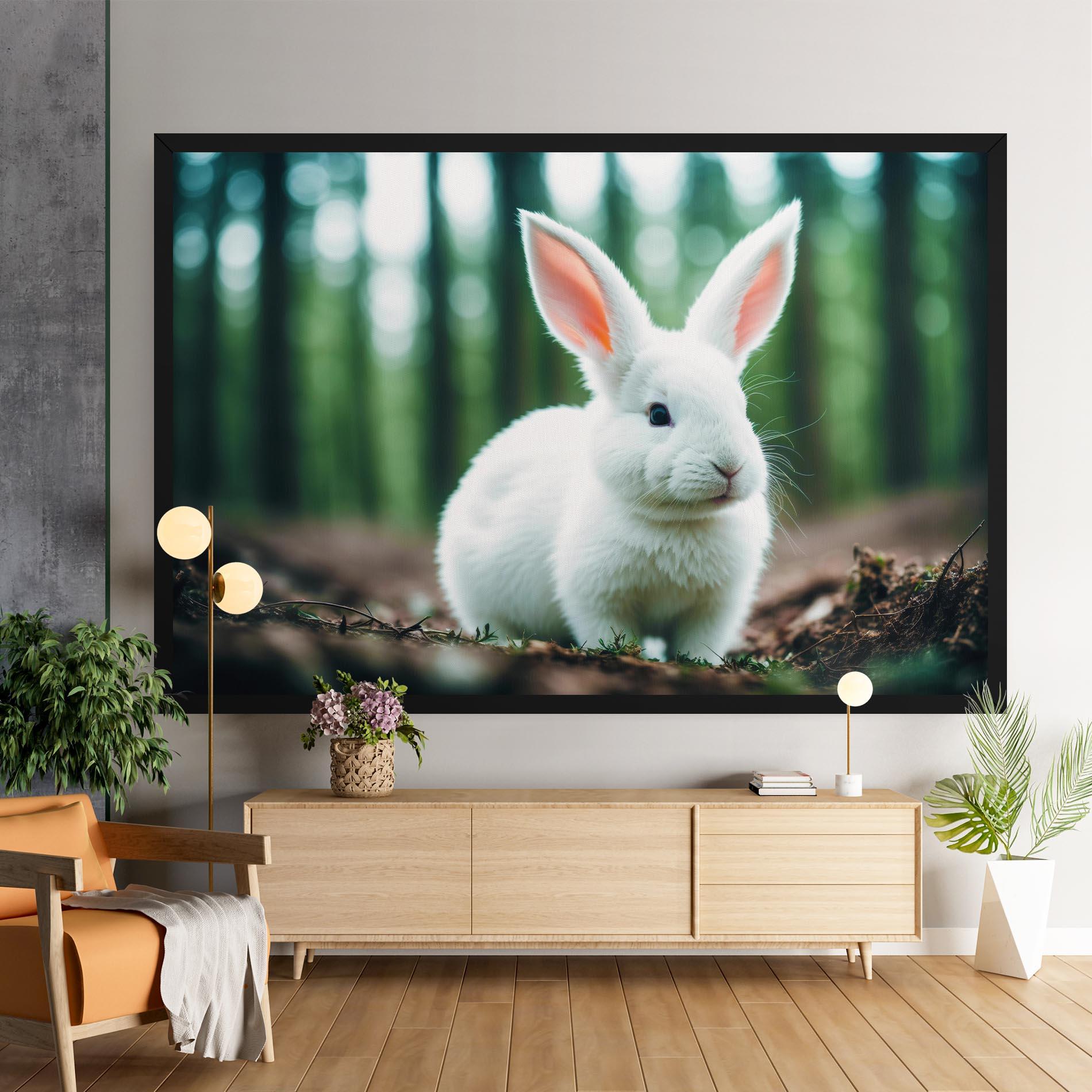 Obraz na Płótnie Forest Bunny mockup 9