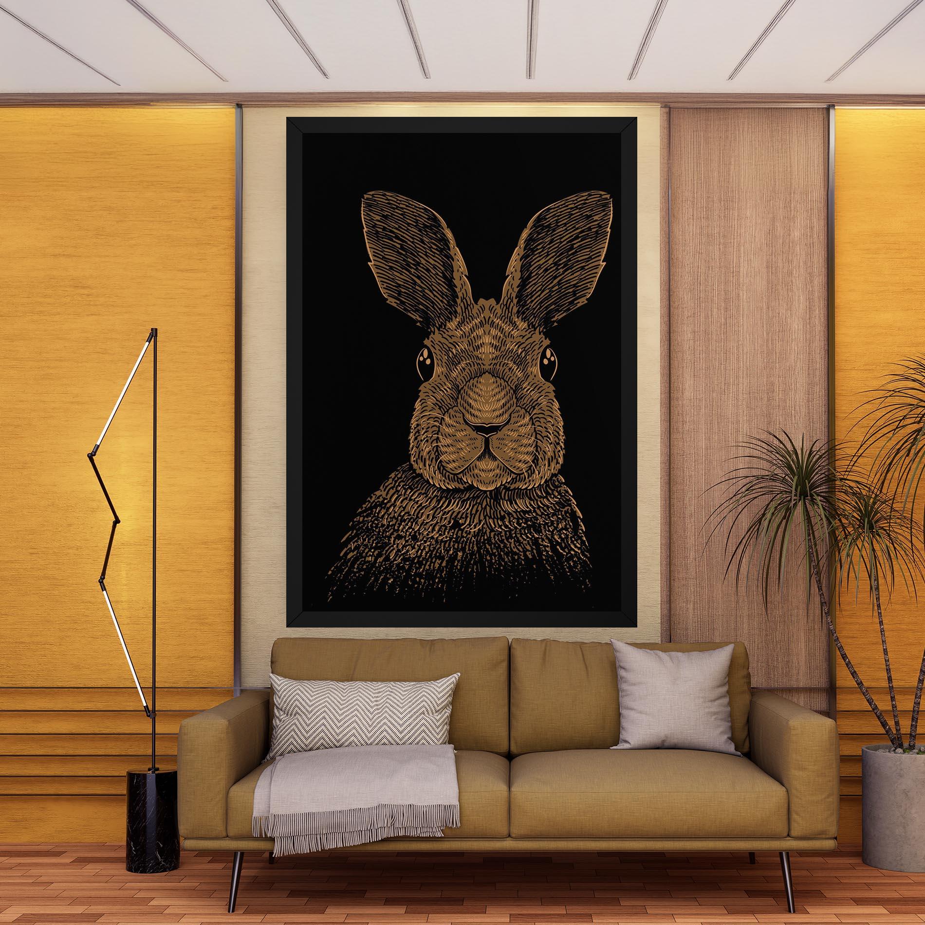 Obraz na Płótnie Brown Bunny mockup 9