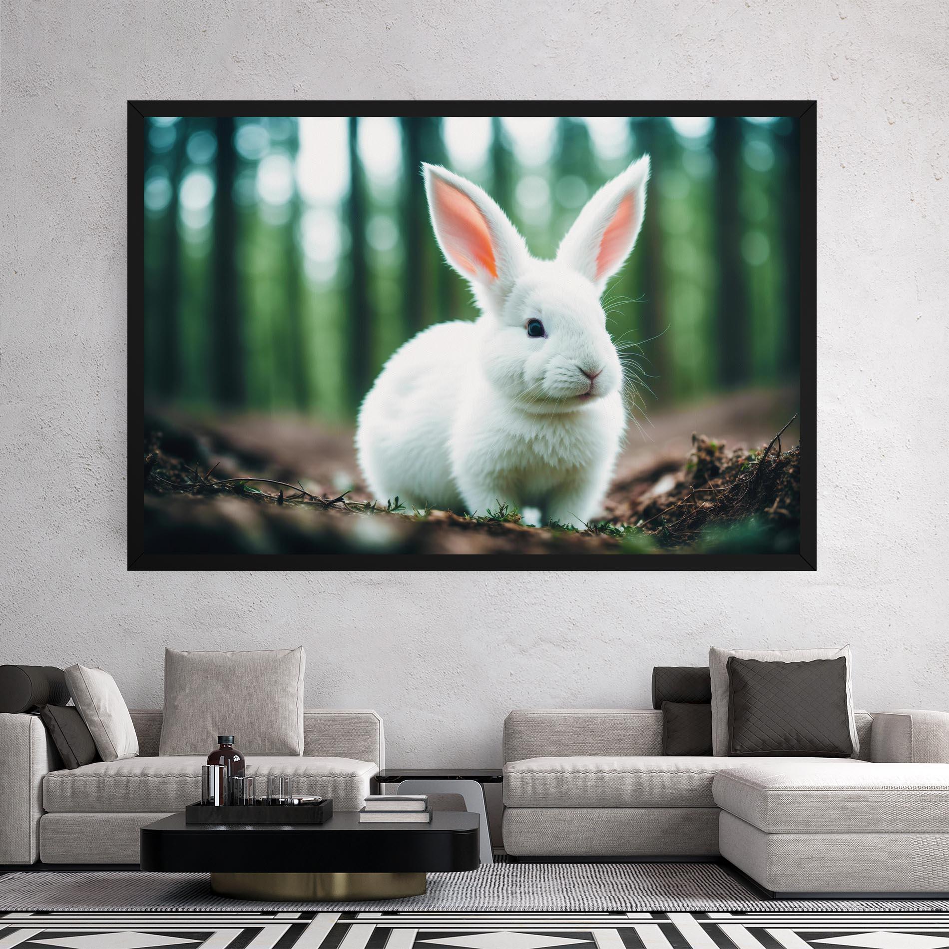 Obraz na Płótnie Forest Bunny mockup 2