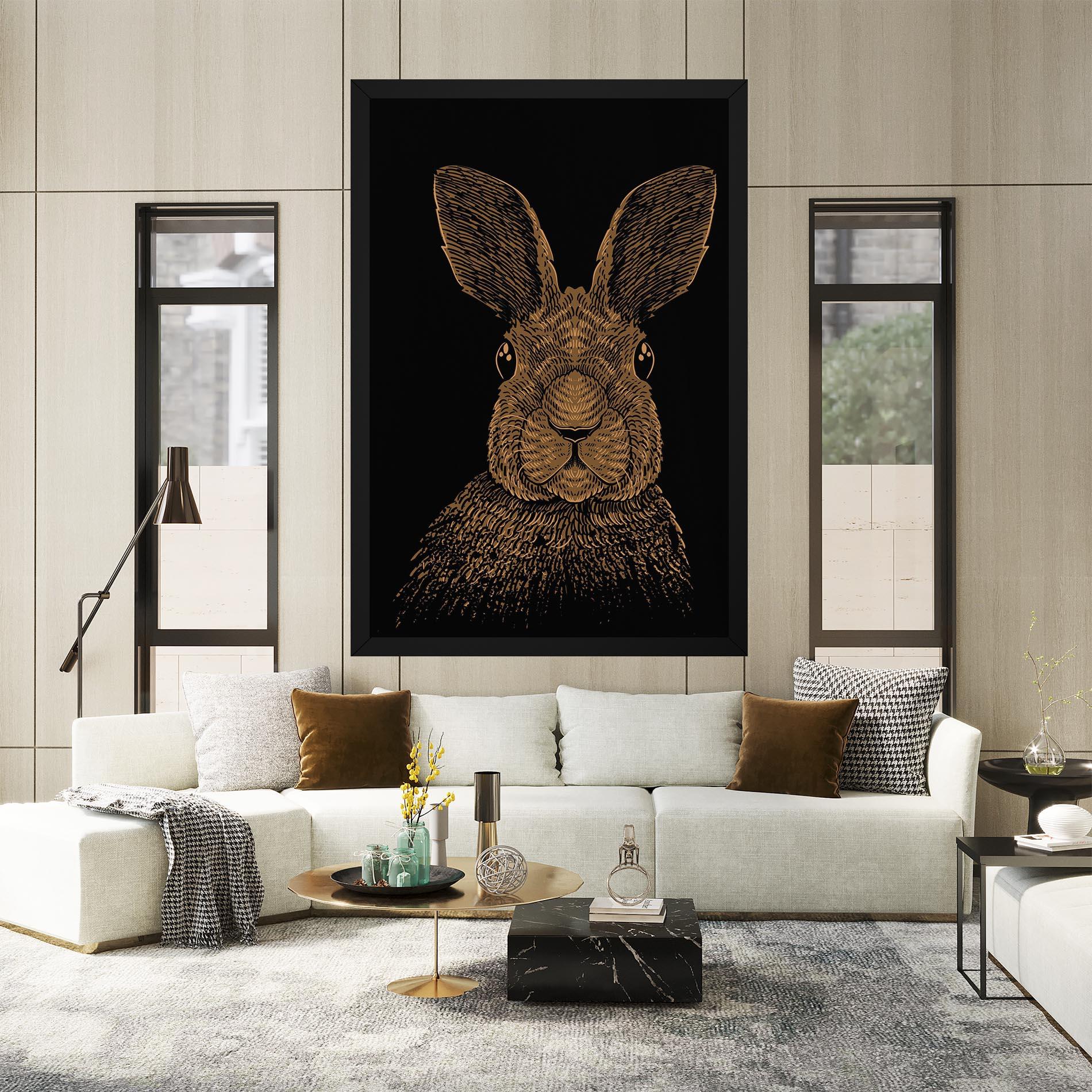 Obraz na Płótnie Brown Bunny mockup 2