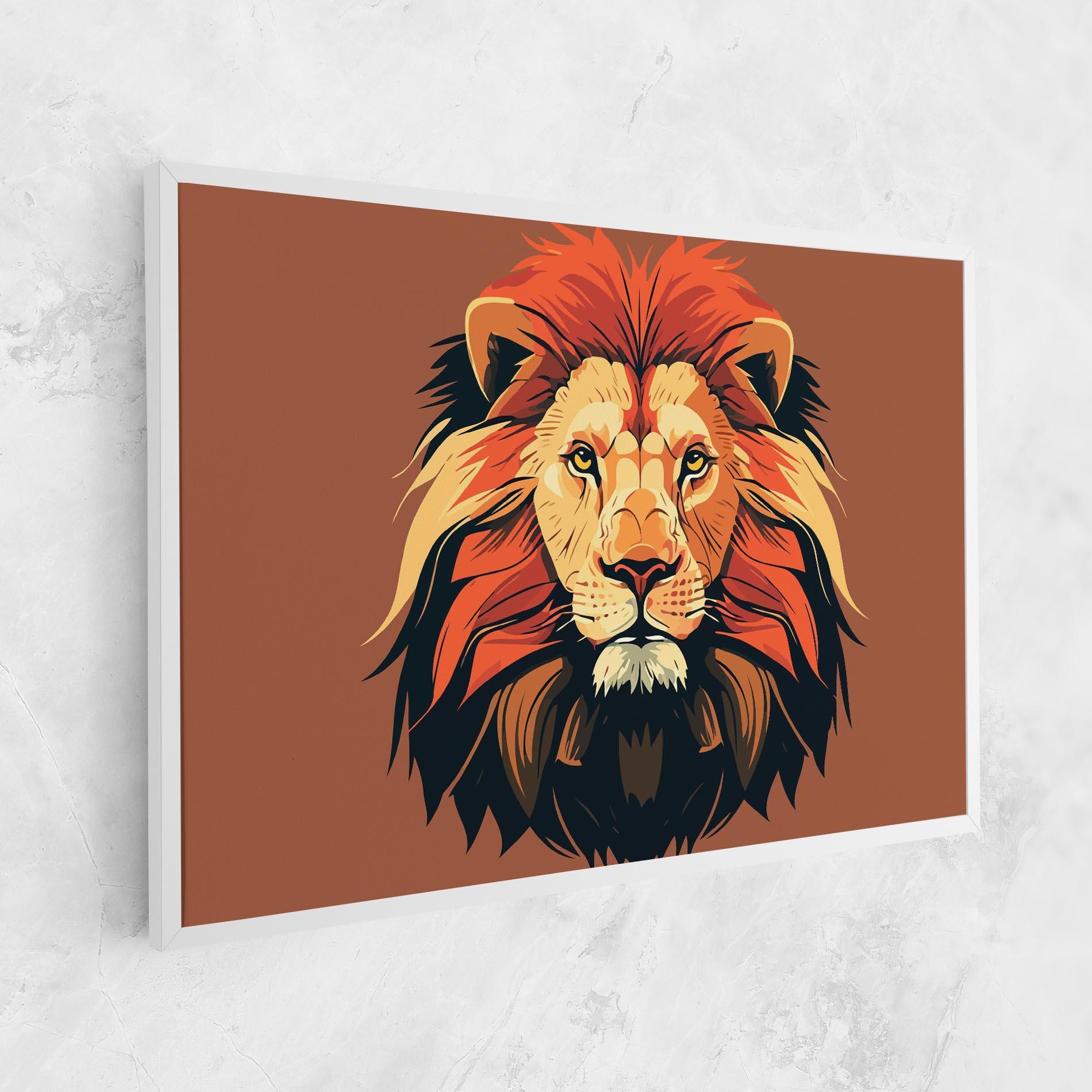 Obraz na Płótnie African Lion mockup 1