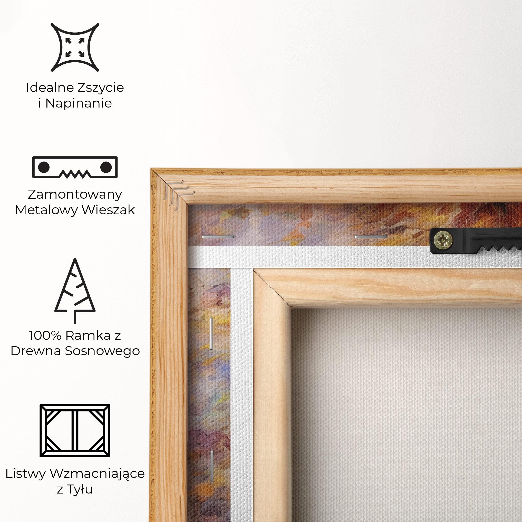 Obraz na Płótnie Abstract Lion Head mockup 5