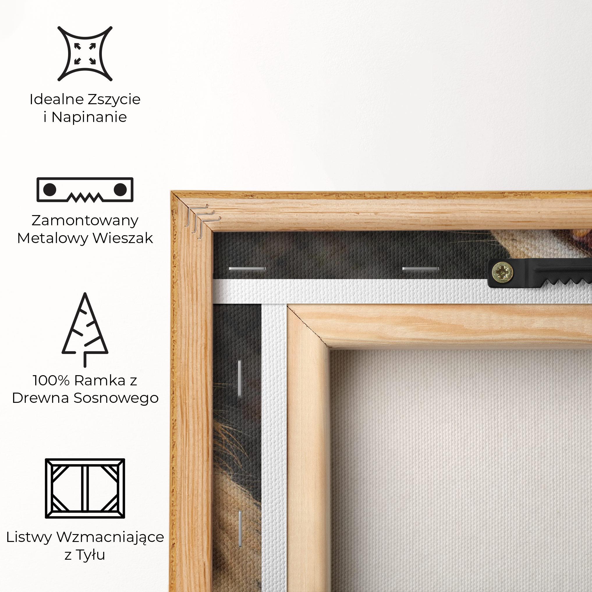 Obraz na Płótnie Angry Lion mockup 5