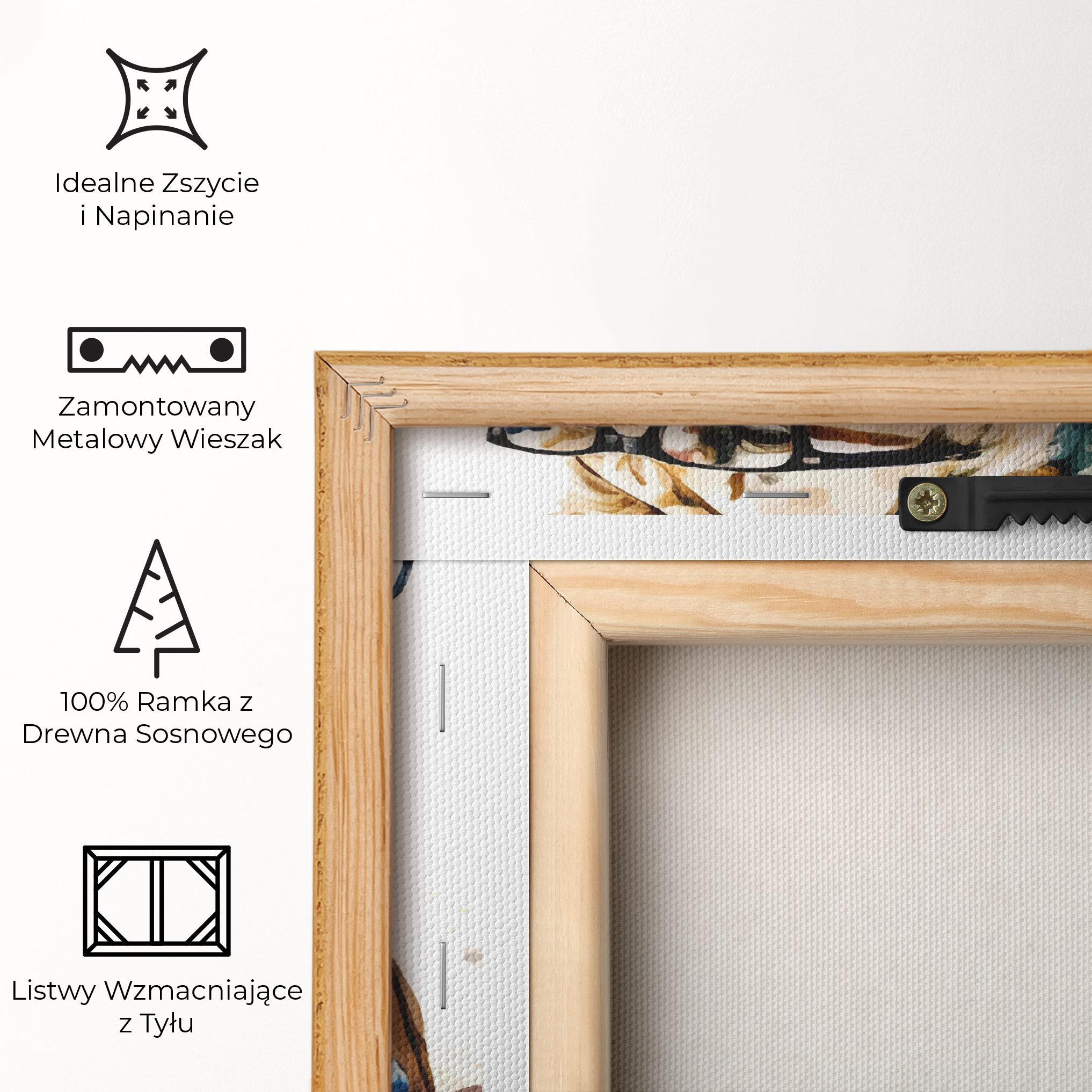 Obraz na Płótnie Brown Suit Lion mockup 5