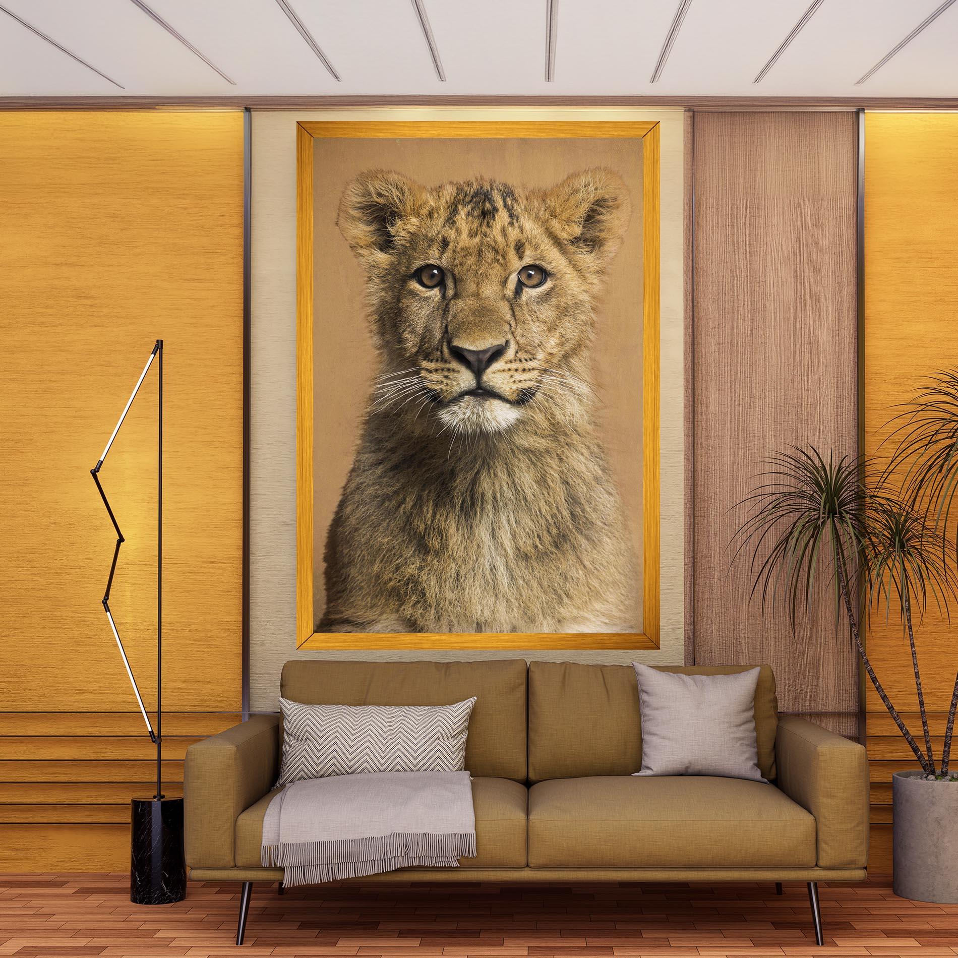 Obraz na Płótnie Baby Lion mockup 9