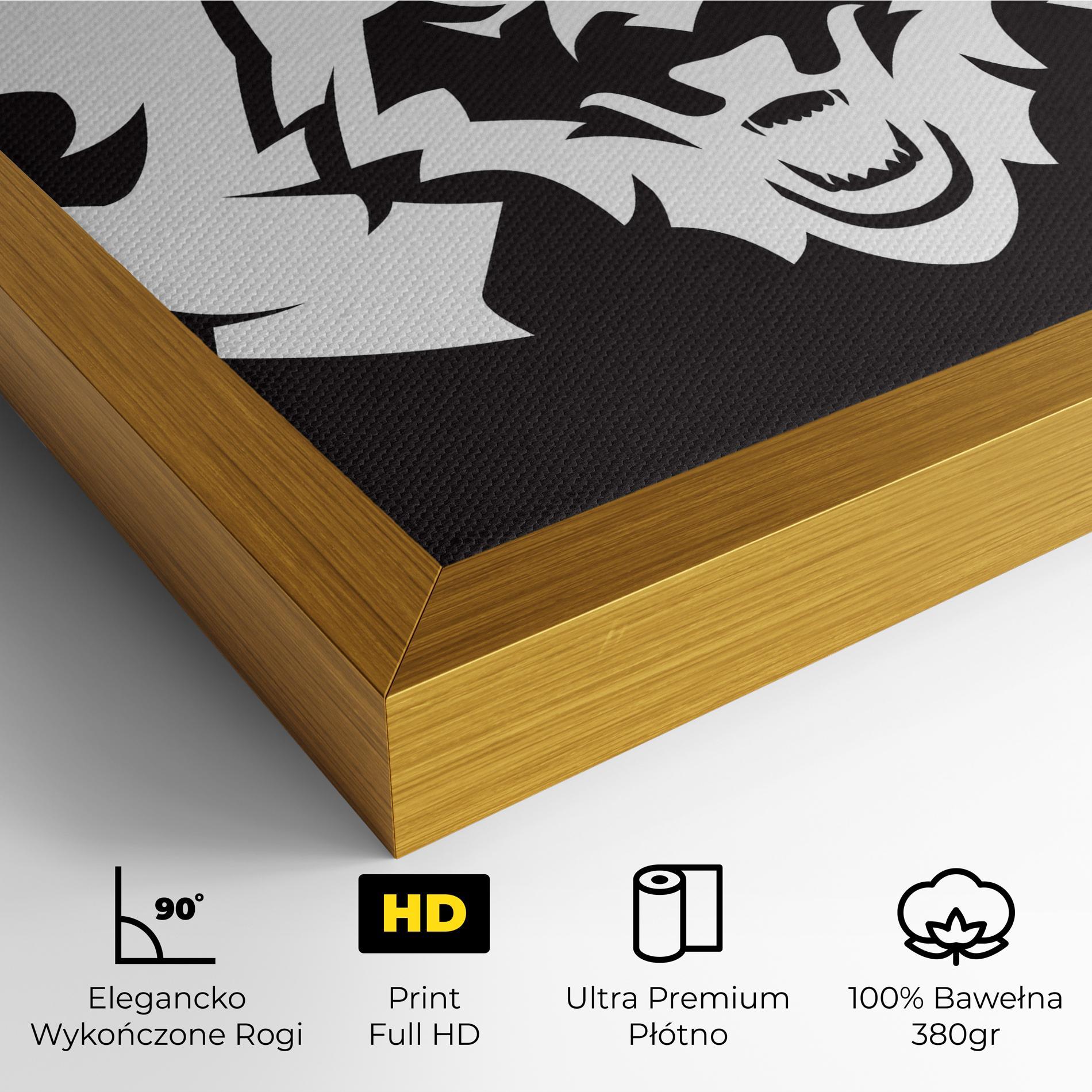 Obraz na Płótnie 3 Wolf Heads mockup 4