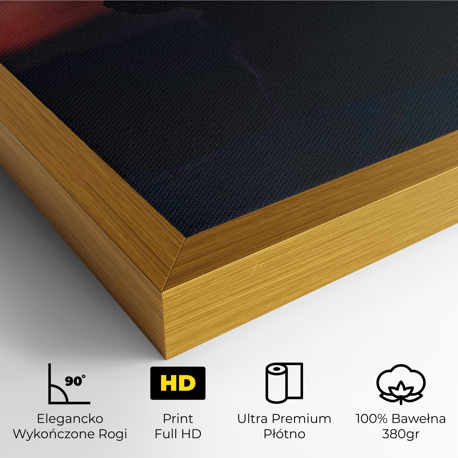 Obraz na Płótnie Wolf Shillouette mockup 4