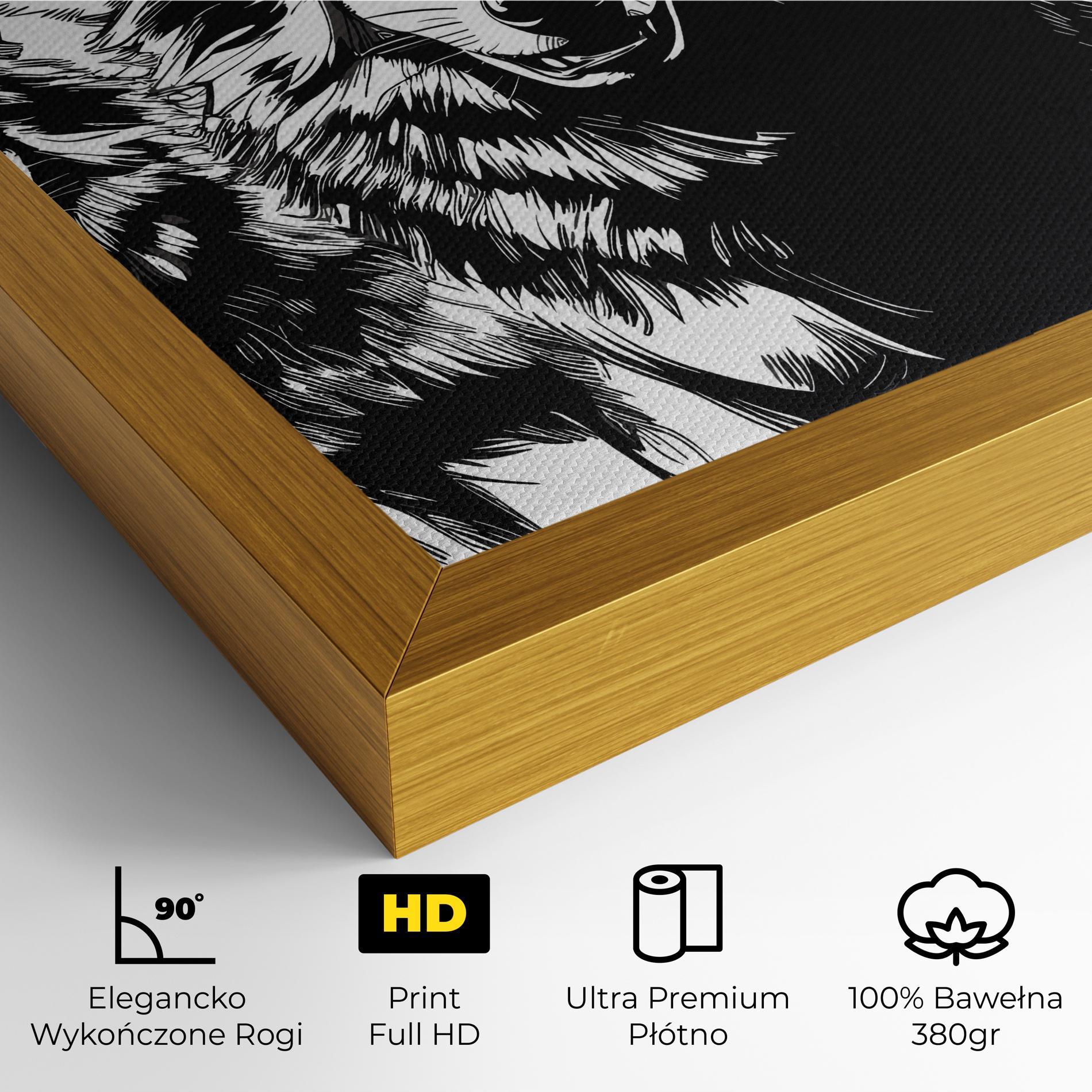 Obraz na Płótnie Wolves mockup 4