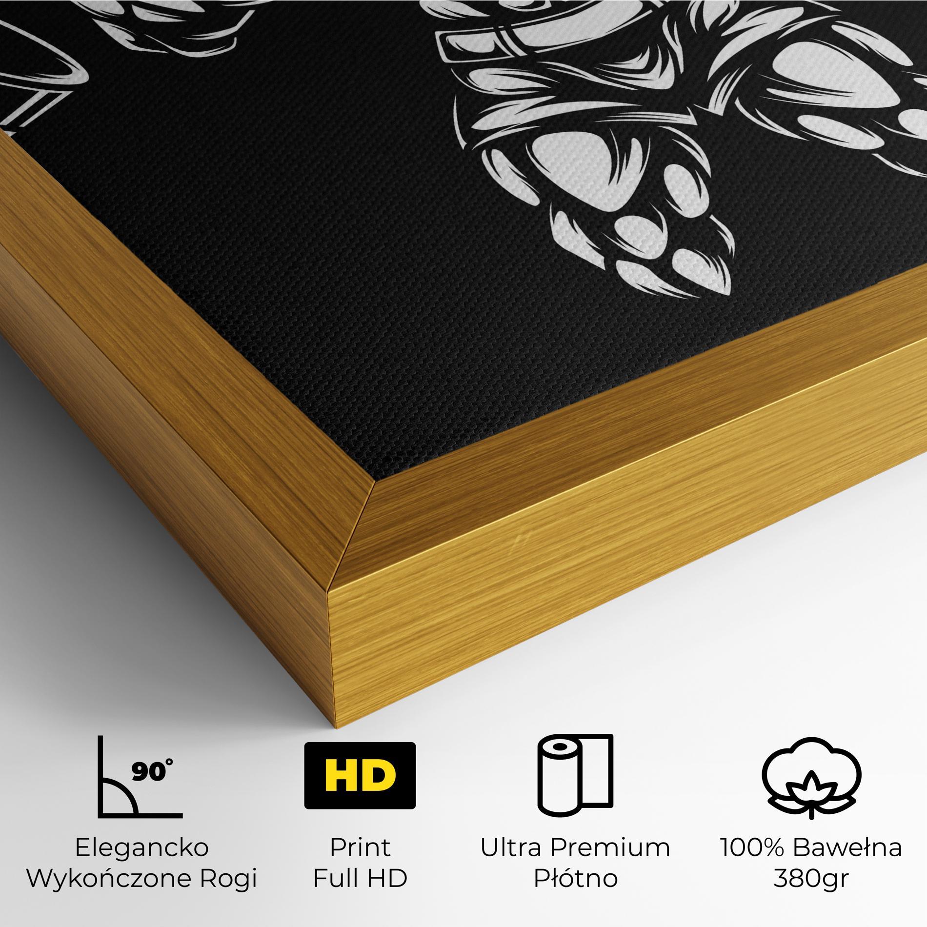 Obraz na Płótnie Work Out Wolf mockup 4