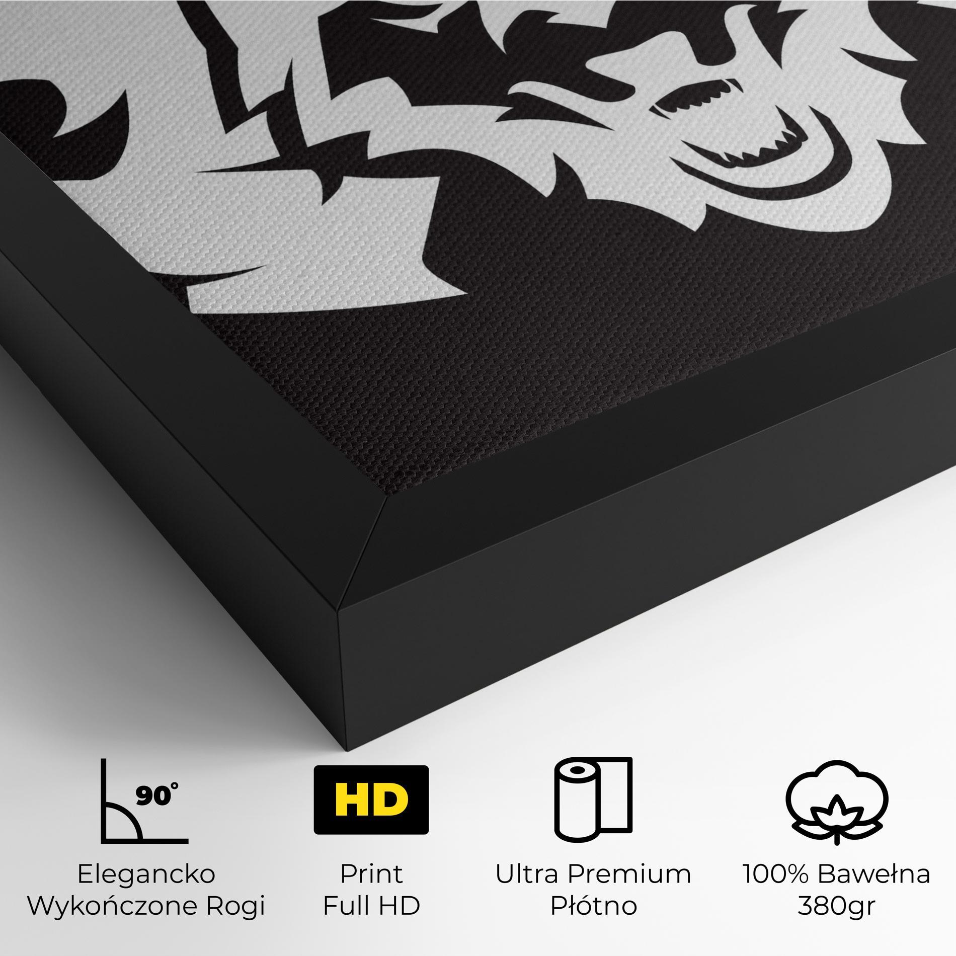 Obraz na Płótnie 3 Wolf Heads mockup 4