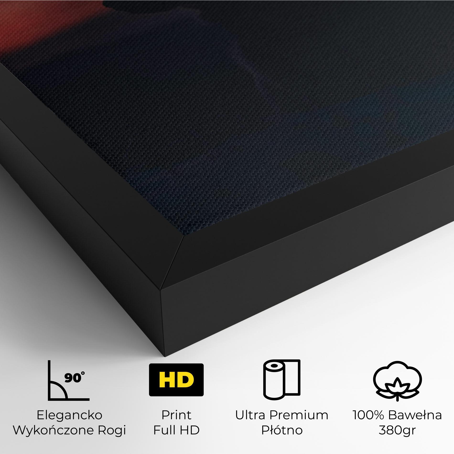 Obraz na Płótnie Wolf Shillouette mockup 4