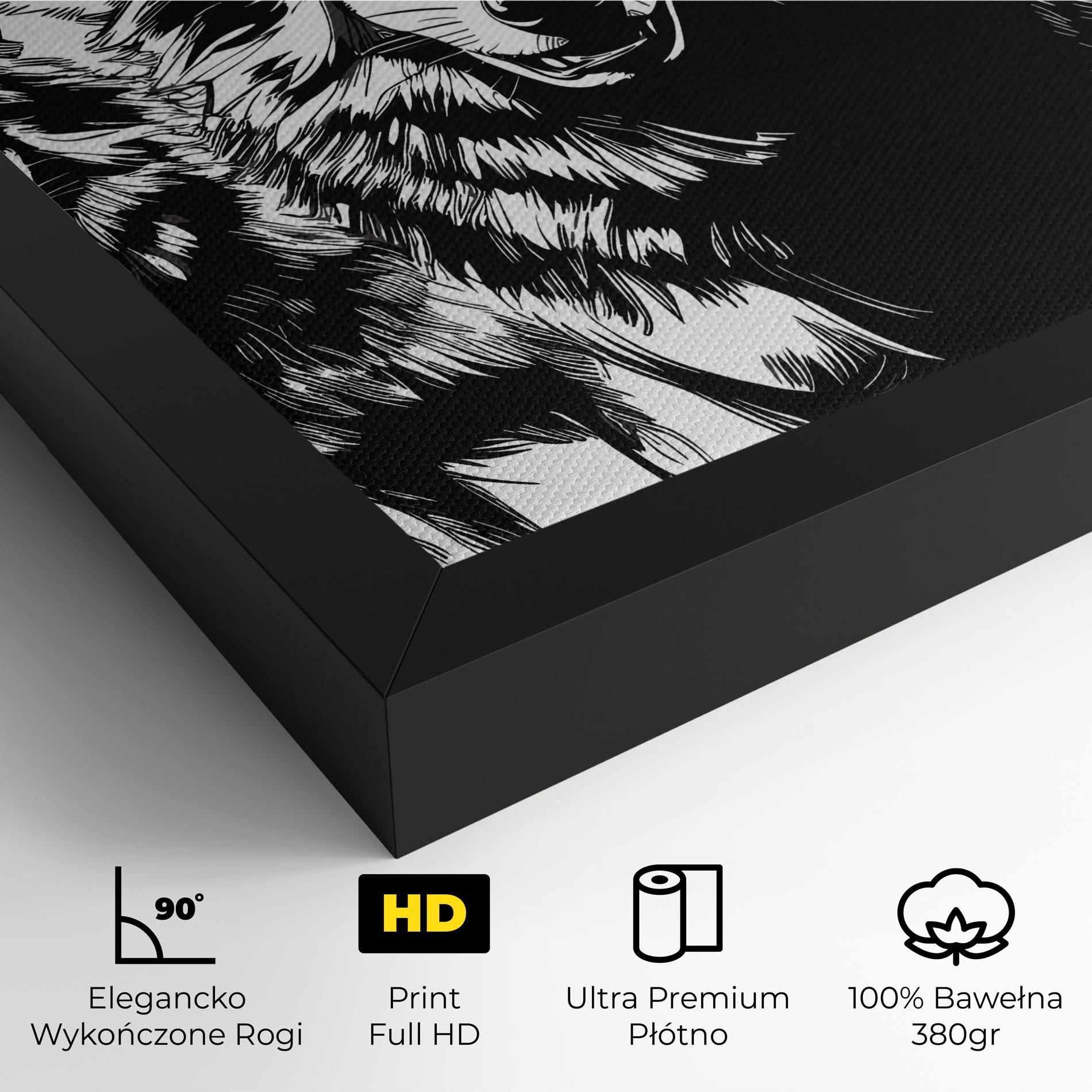 Obraz na Płótnie Wolves mockup 4