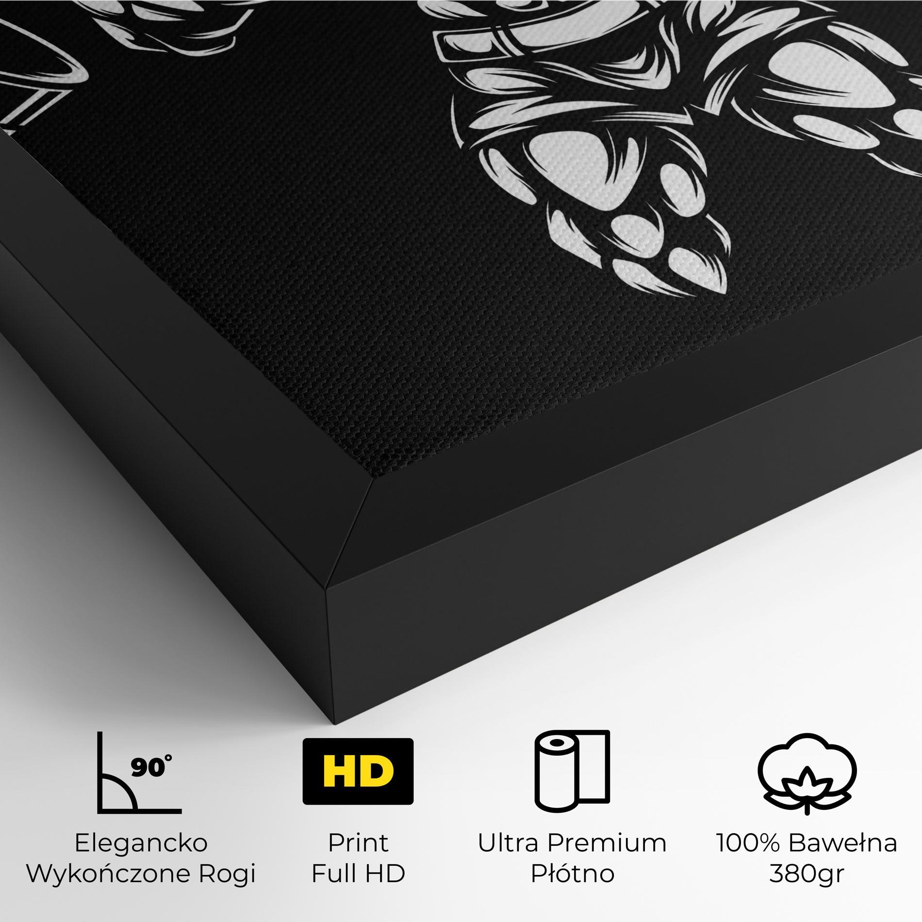 Obraz na Płótnie Work Out Wolf mockup 4