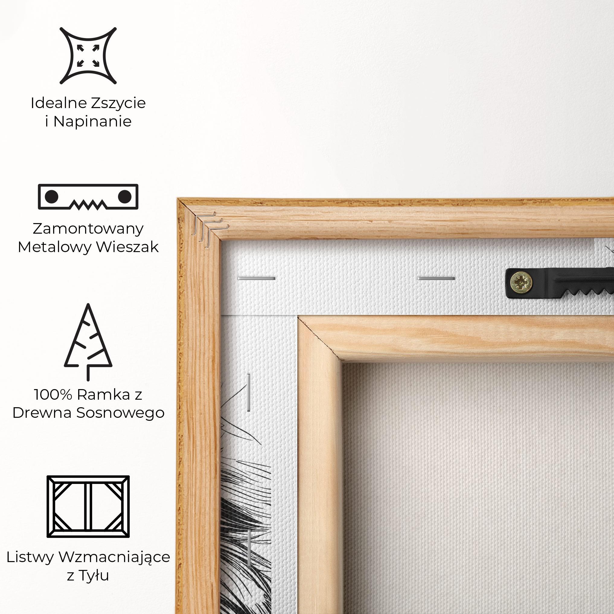 Obraz na Płótnie Wolf Friends mockup 5