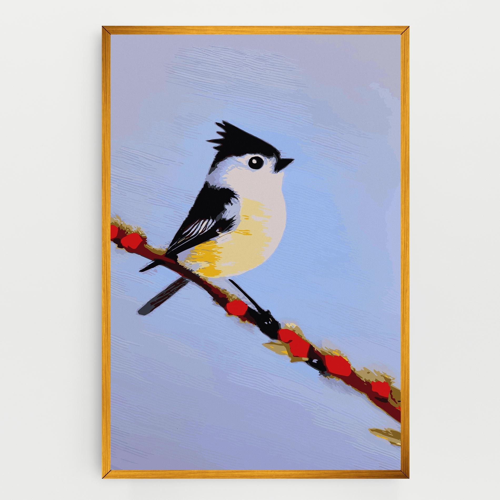 Obraz na Płótnie Bird Painting mockup 0
