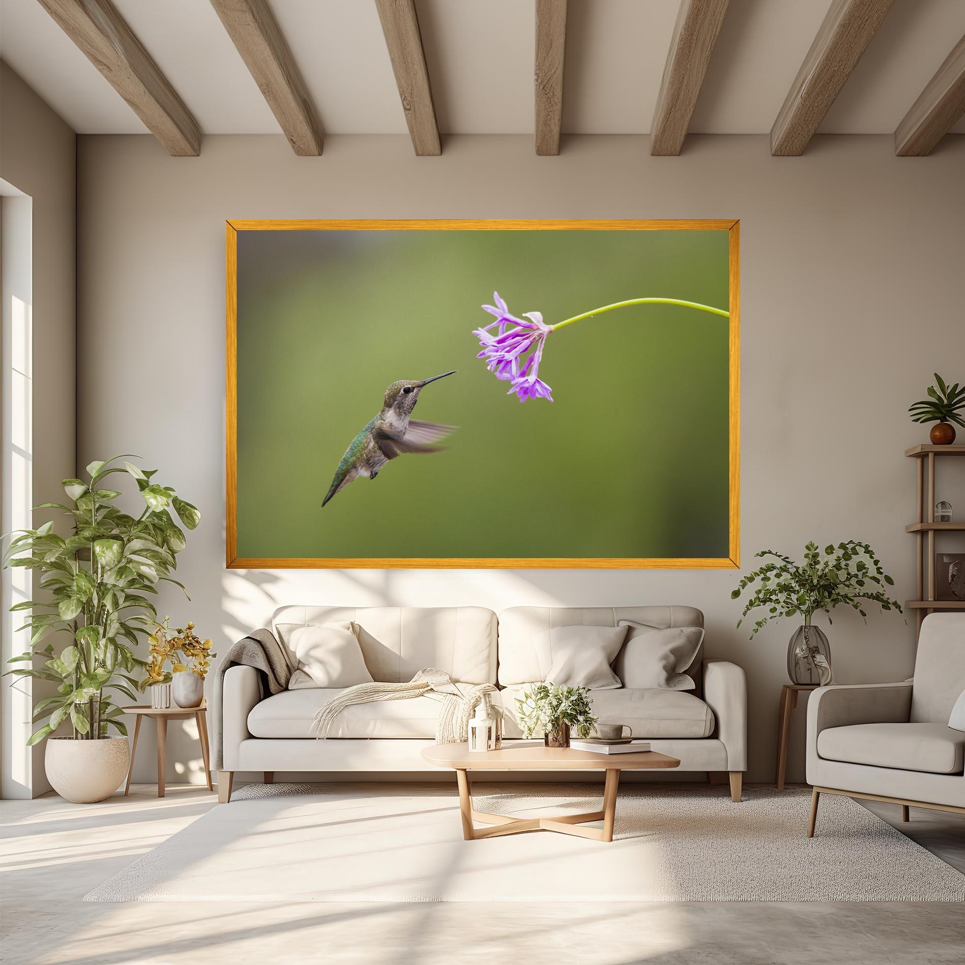 Obraz na Płótnie Cute Hummingbird mockup 6