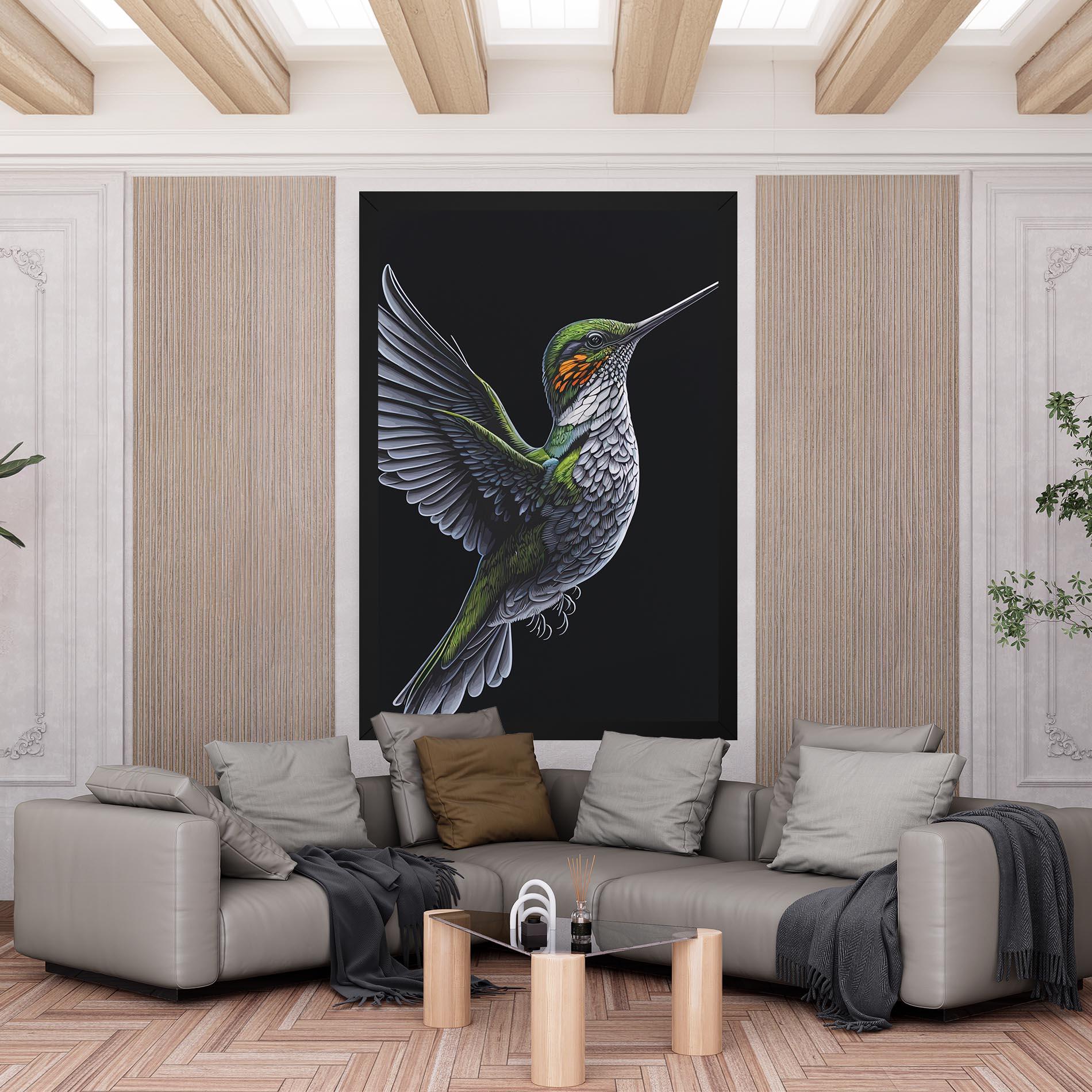 Obraz na Płótnie Hummingbird mockup 6