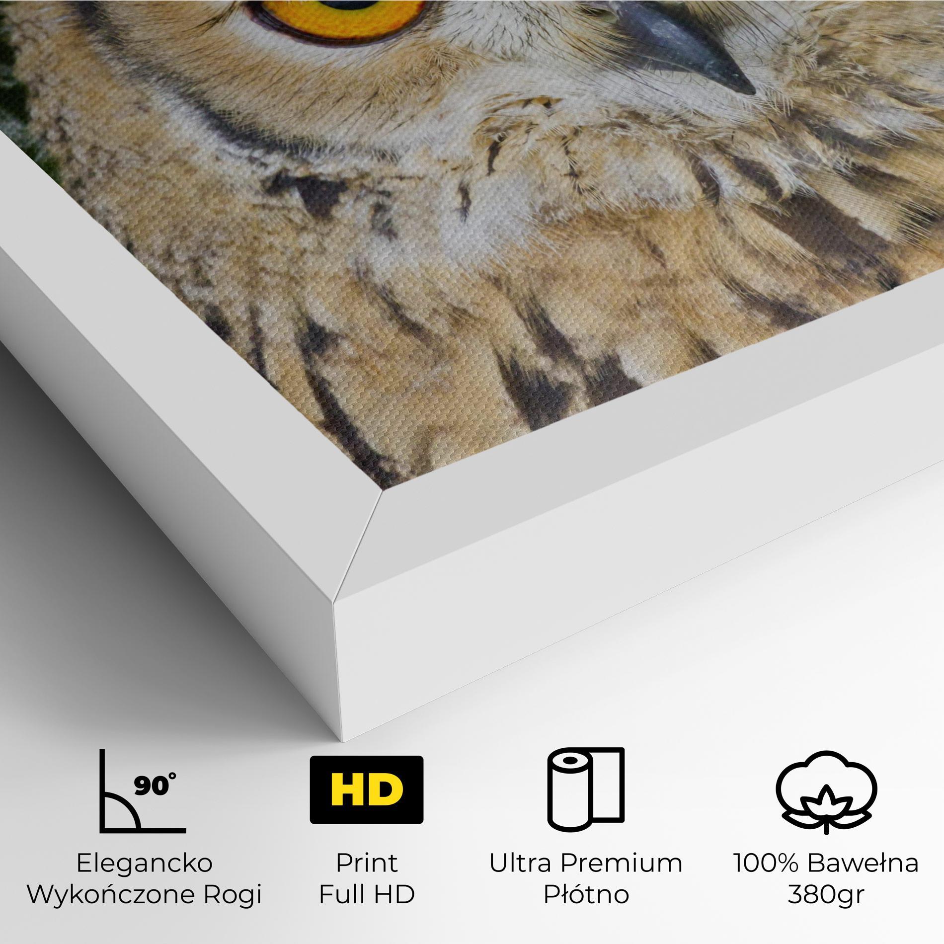 Obraz na Płótnie Angry Owl mockup 4