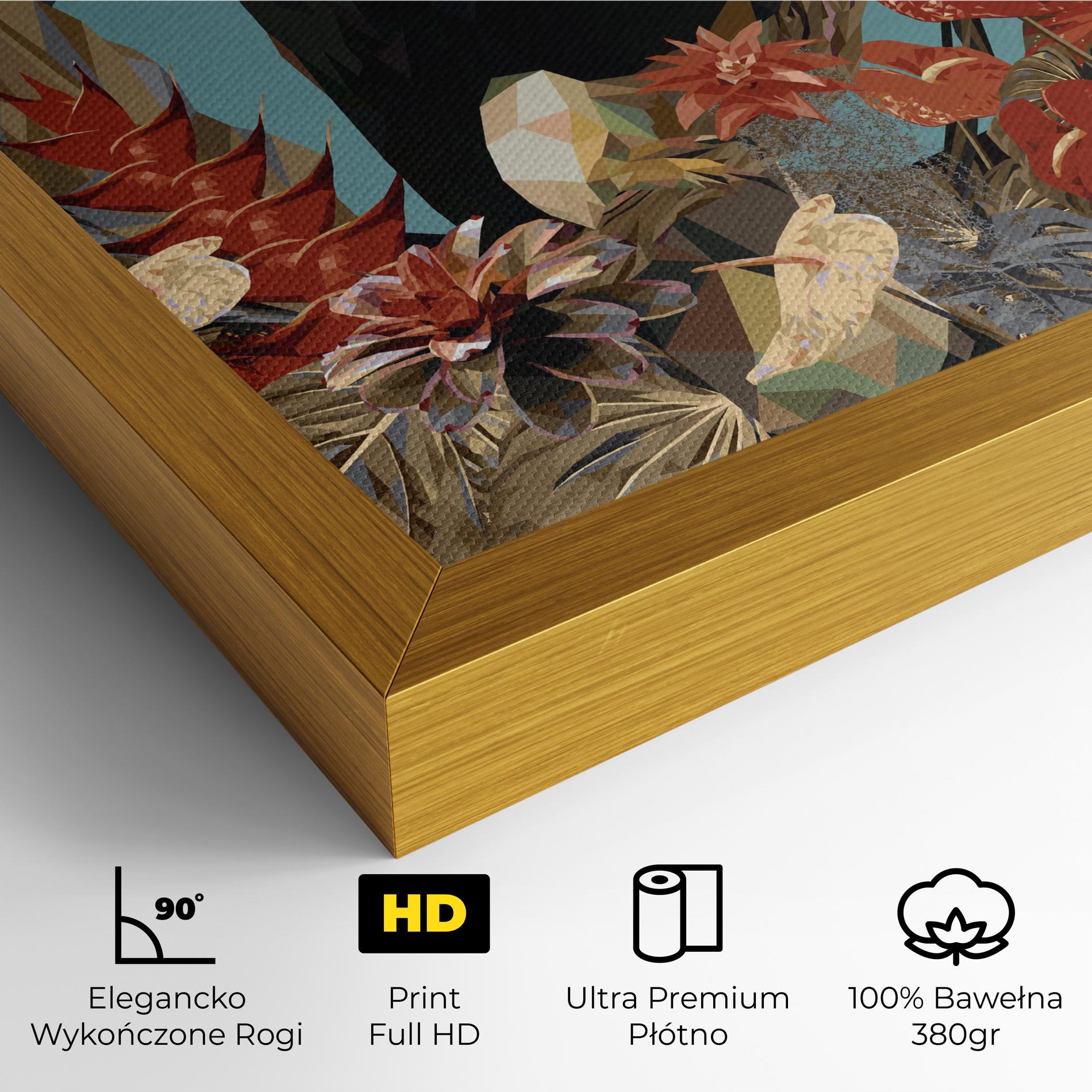 Obraz na Płótnie Black Interesting Bird mockup 4