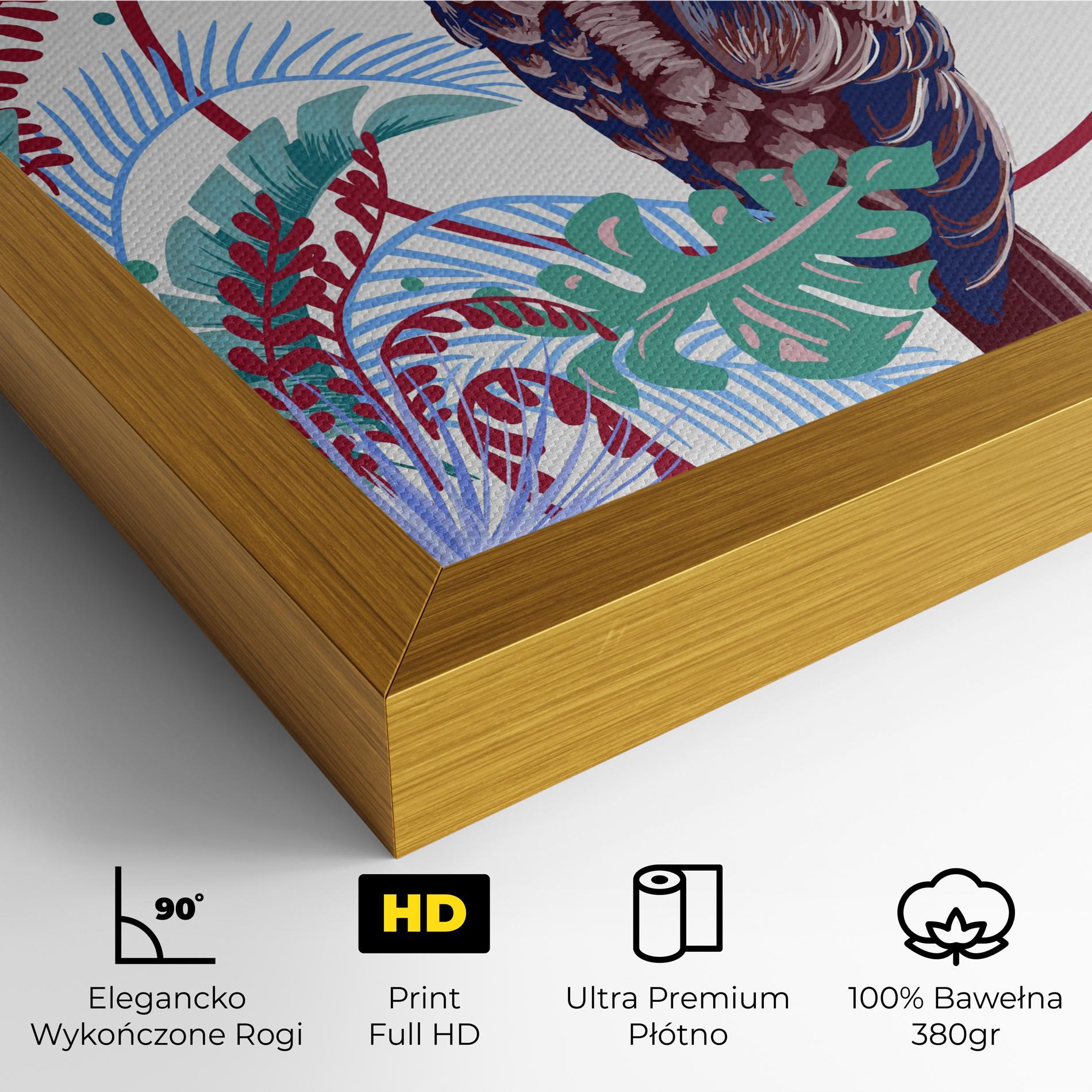 Obraz na Płótnie Bright Bird mockup 4