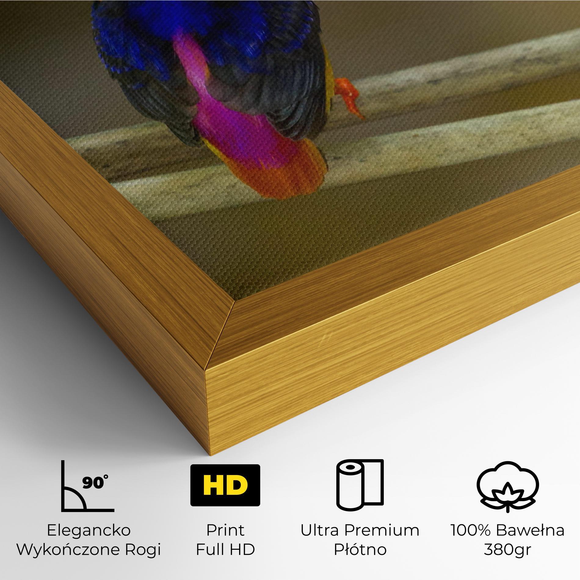 Obraz na Płótnie Colorful Bird mockup 4