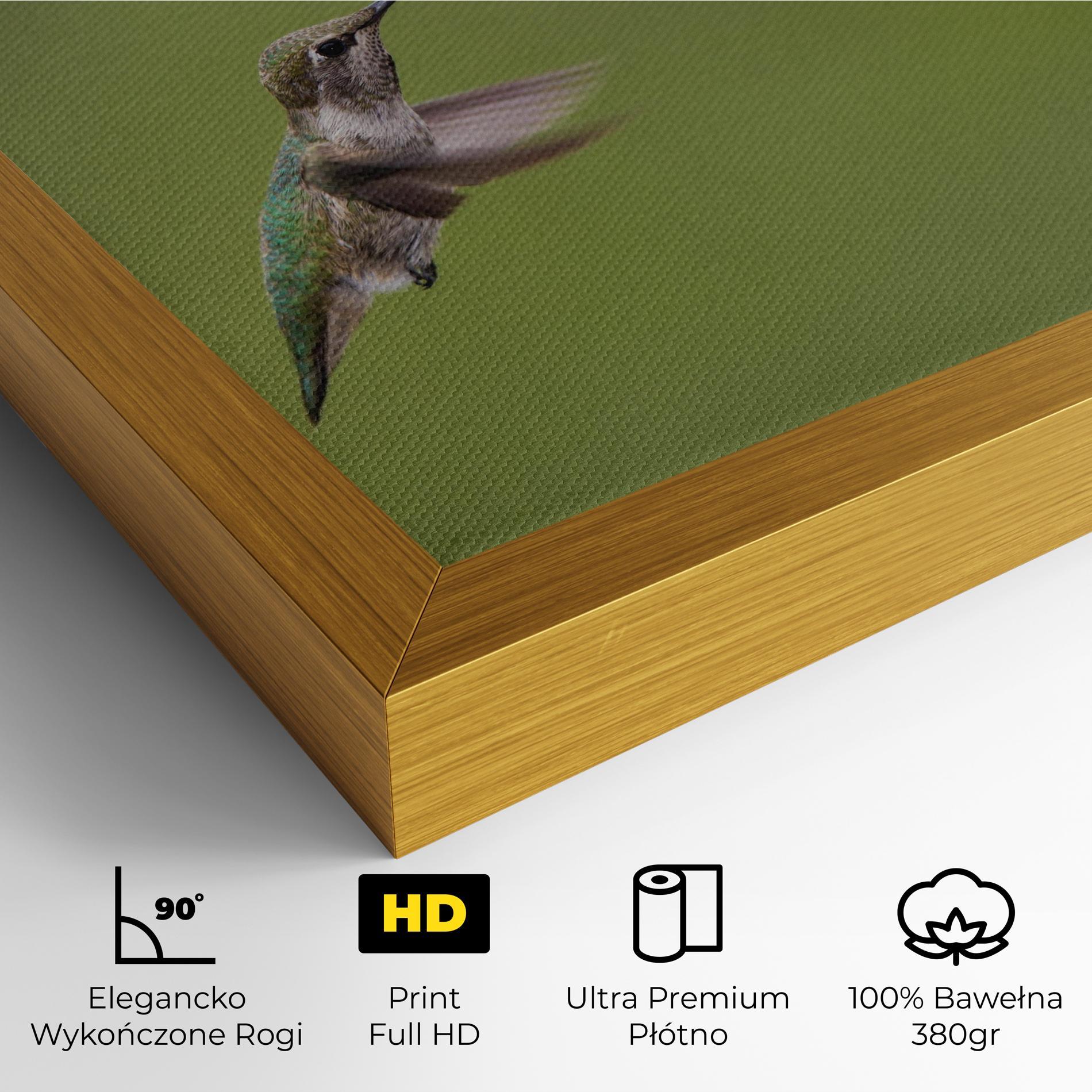 Obraz na Płótnie Cute Hummingbird mockup 4