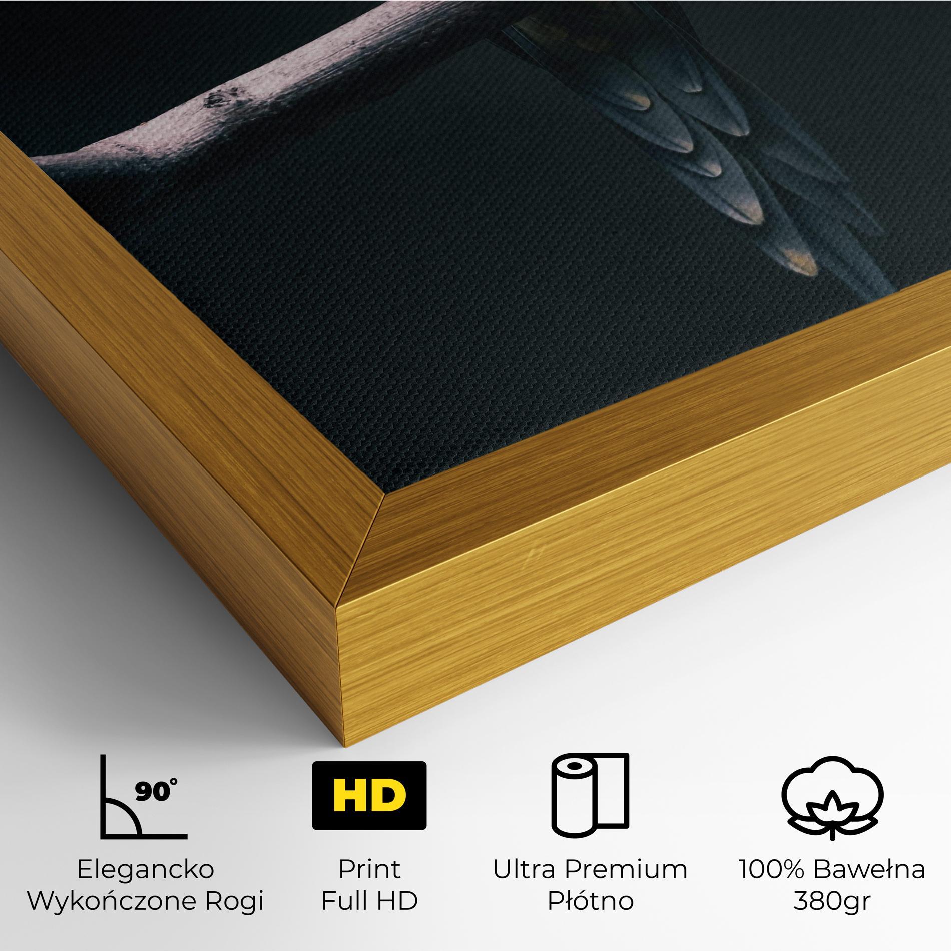 Obraz na Płótnie Fire Parrot mockup 4