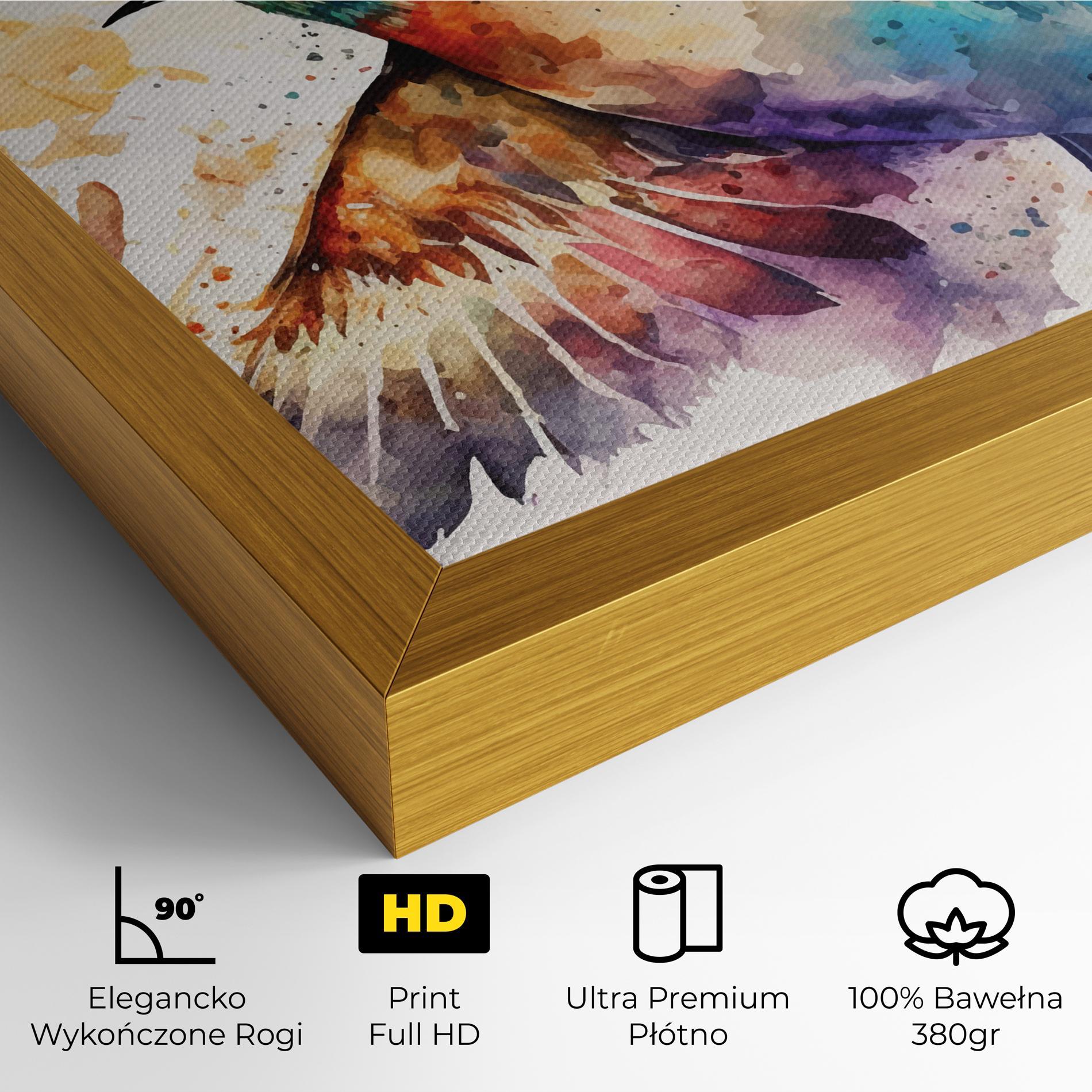 Obraz na Płótnie Painted Wings Bird mockup 4